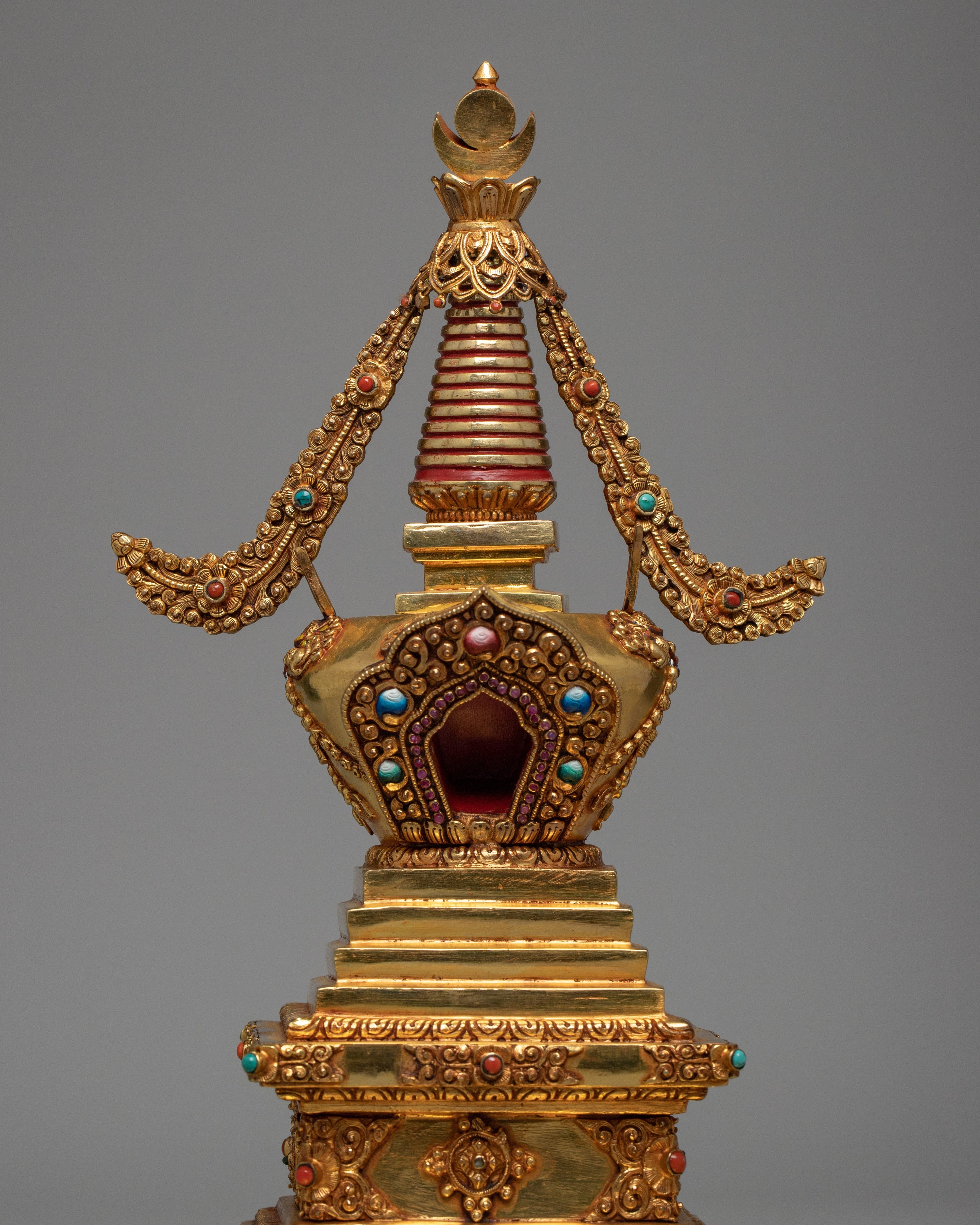 Handmade Stupa | Buddhist Art | Ritual Objects