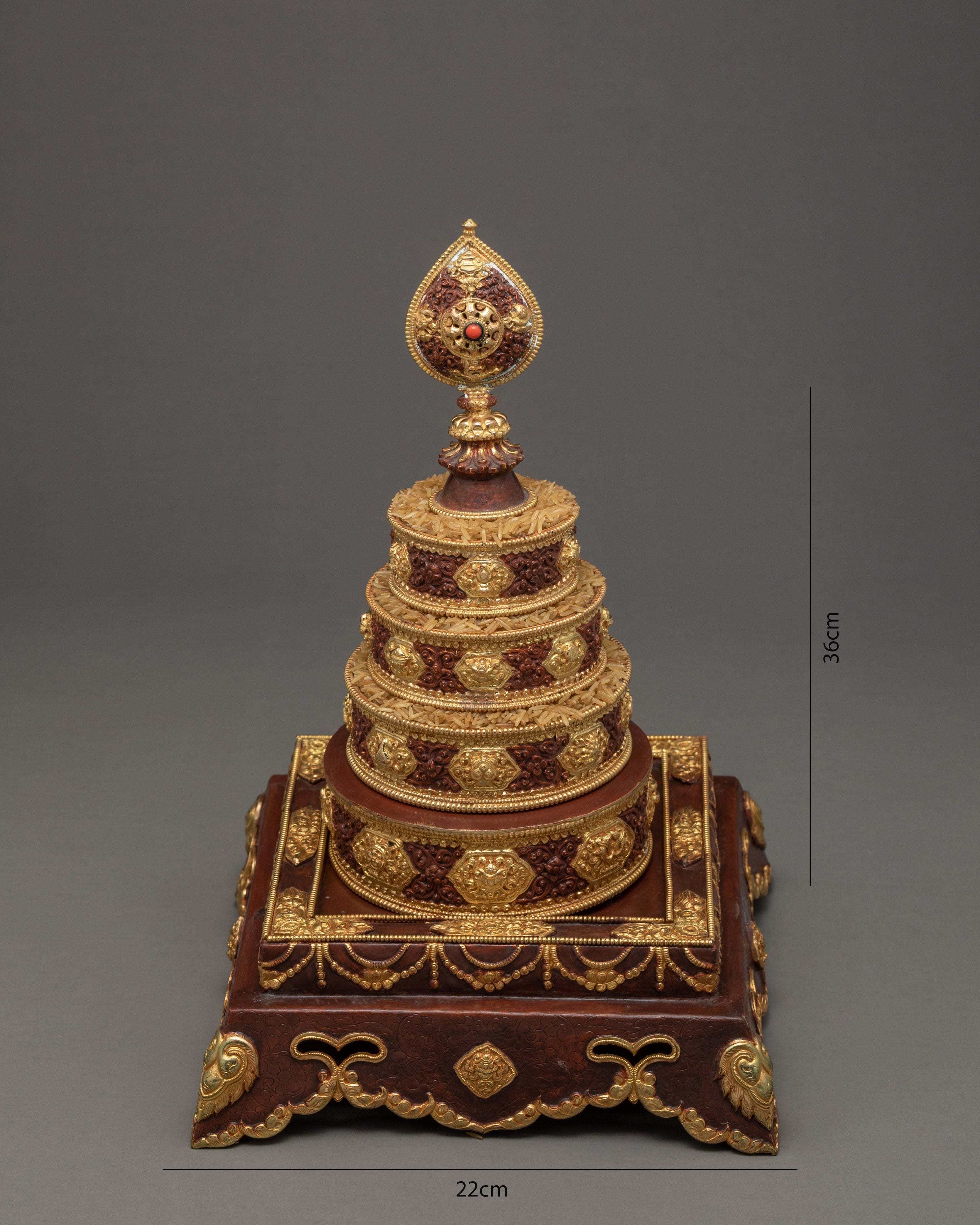 Rice Offering Mandala Set | Ritual Item | Offering Mandala Set