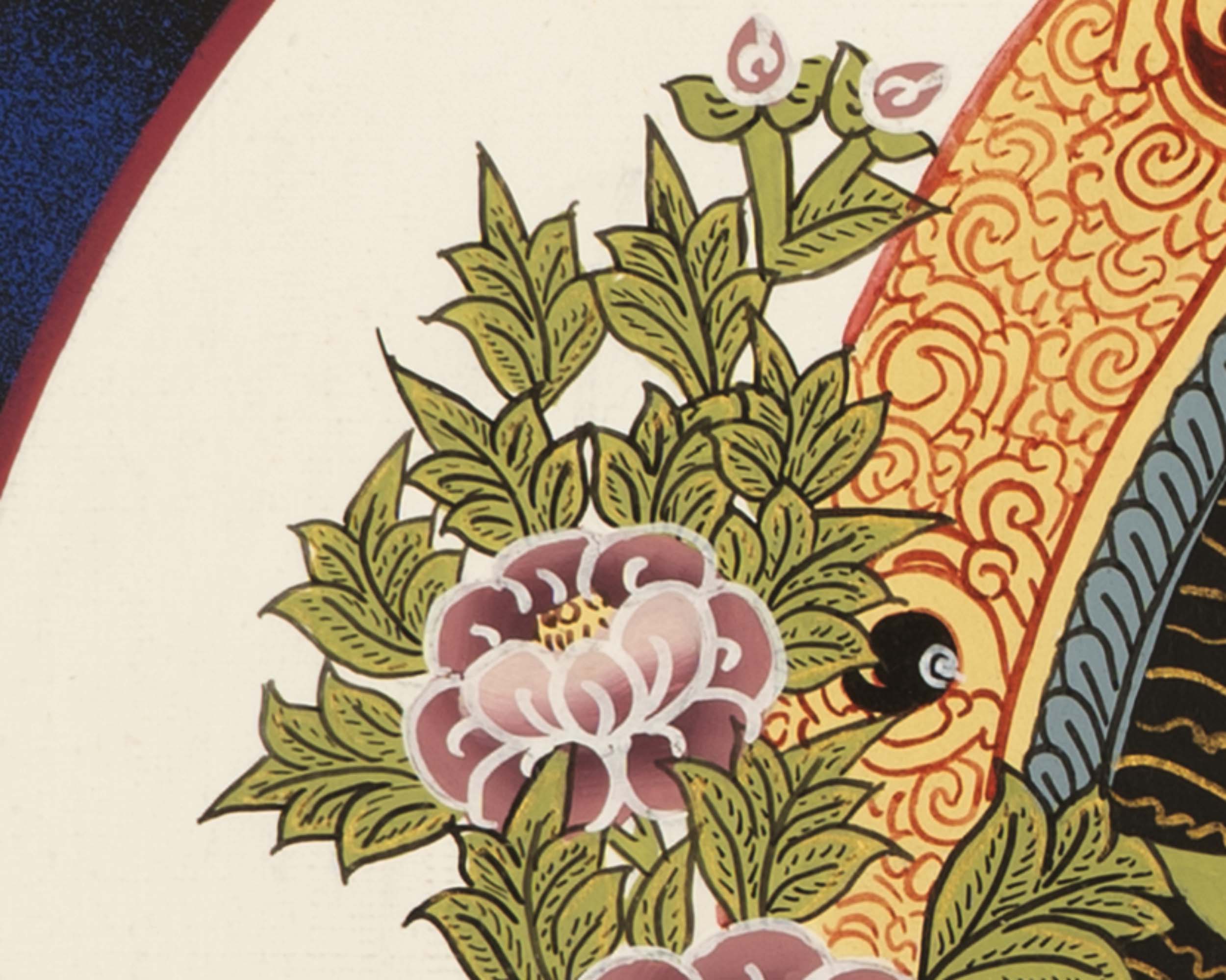 Goddess White Tara | Traditional Thangka Art | Wall Hanging Decoration