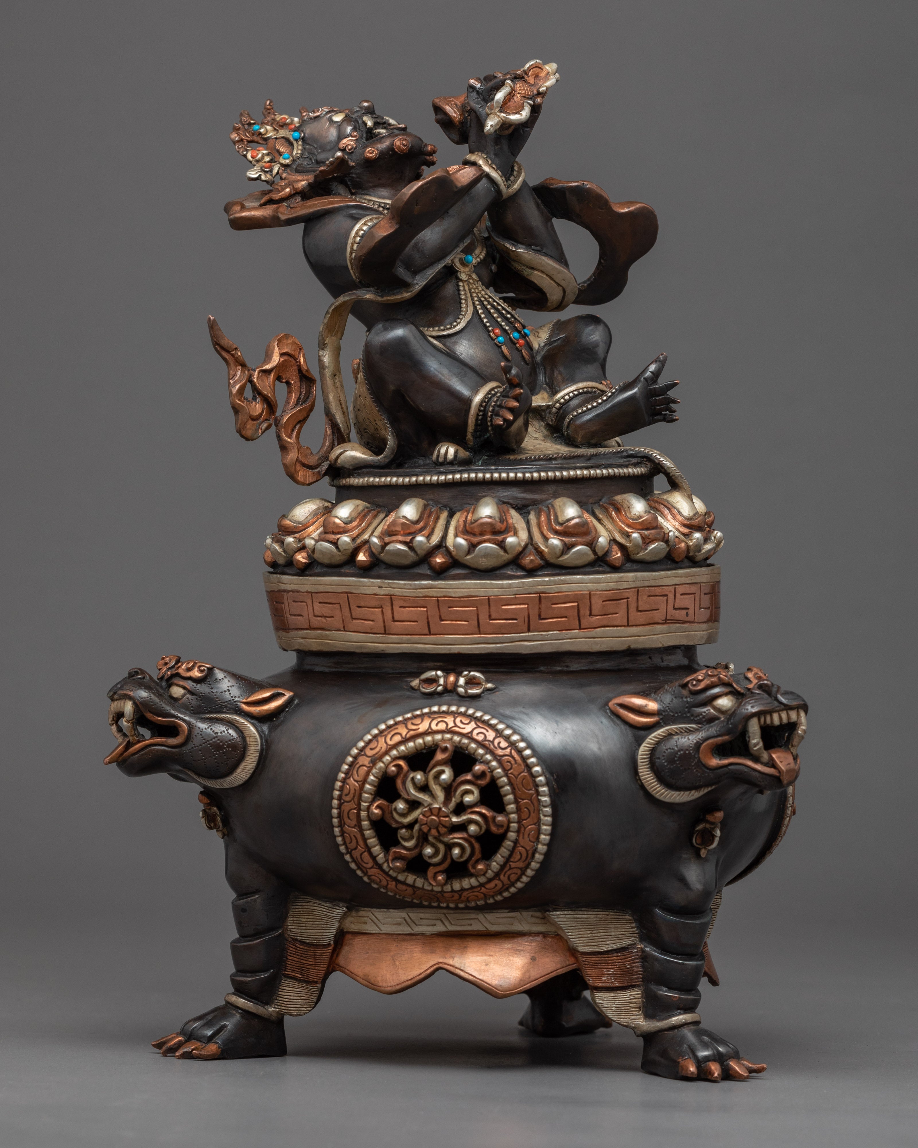 VajraDaka Tibet Incense Burner | Traditional Himalayan Art | Religious Decor