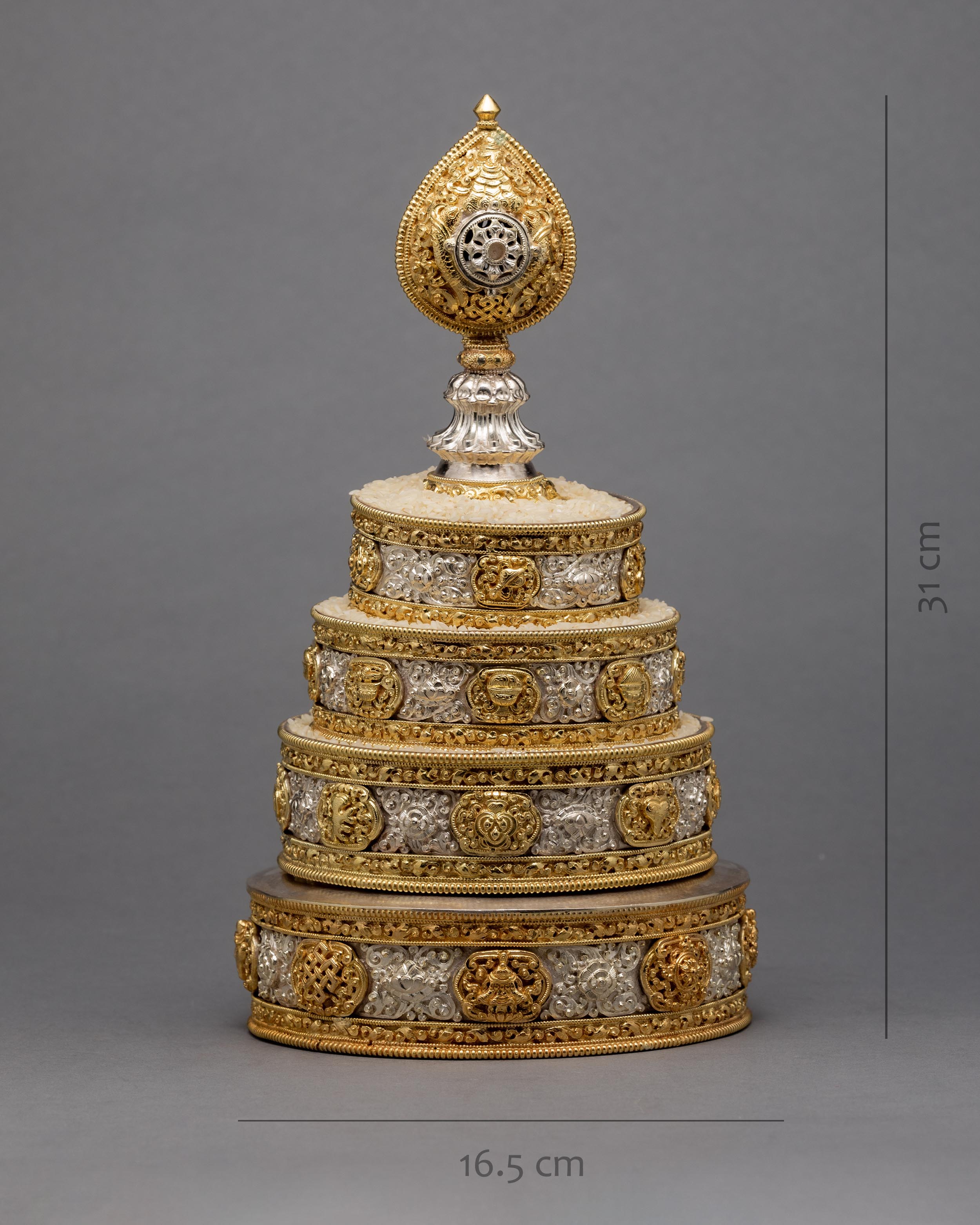 Handmade Mandala Set | Buddhist Altar Offerings | Zen Space Decor