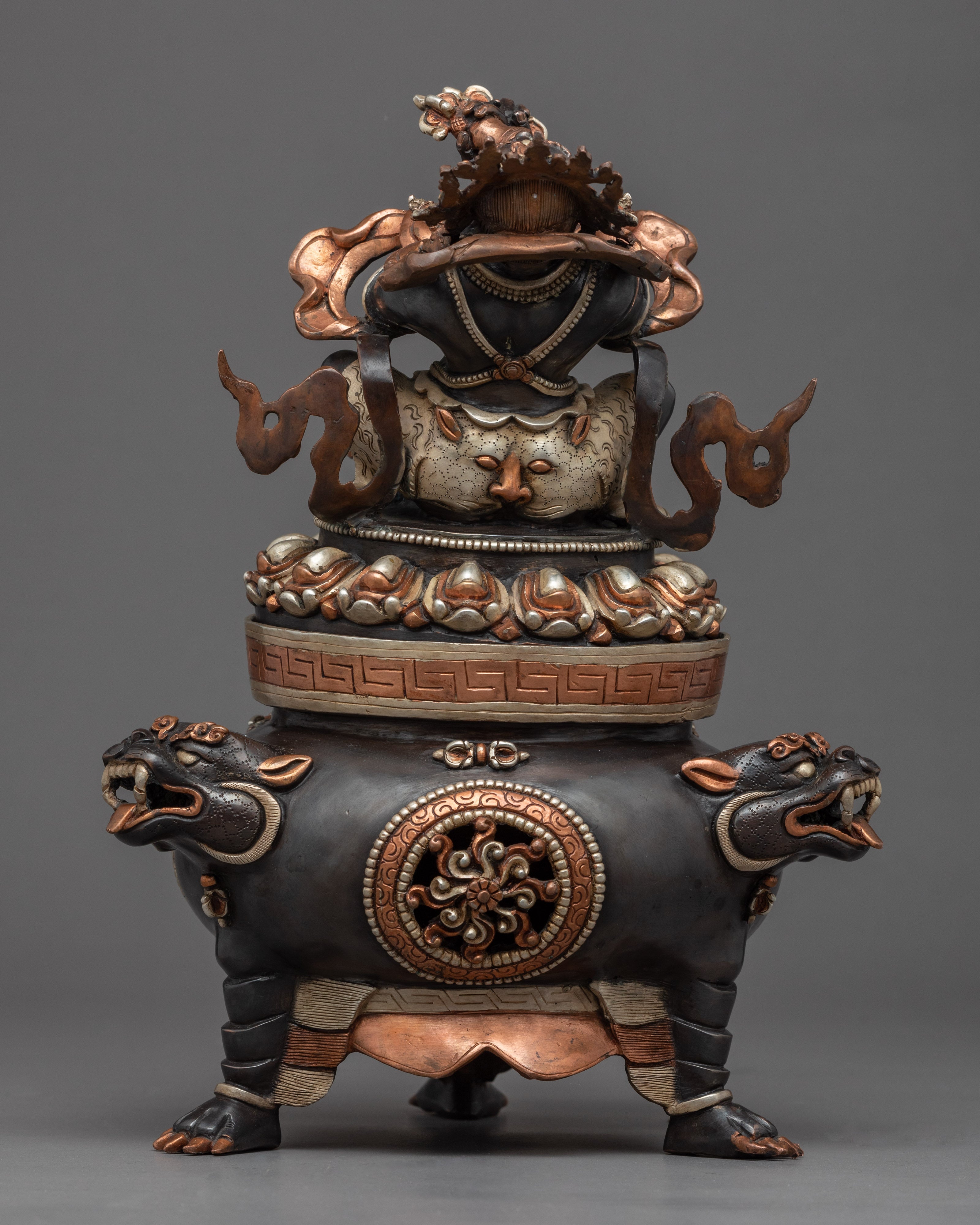 VajraDaka Tibet Incense Burner | Traditional Himalayan Art | Religious Decor