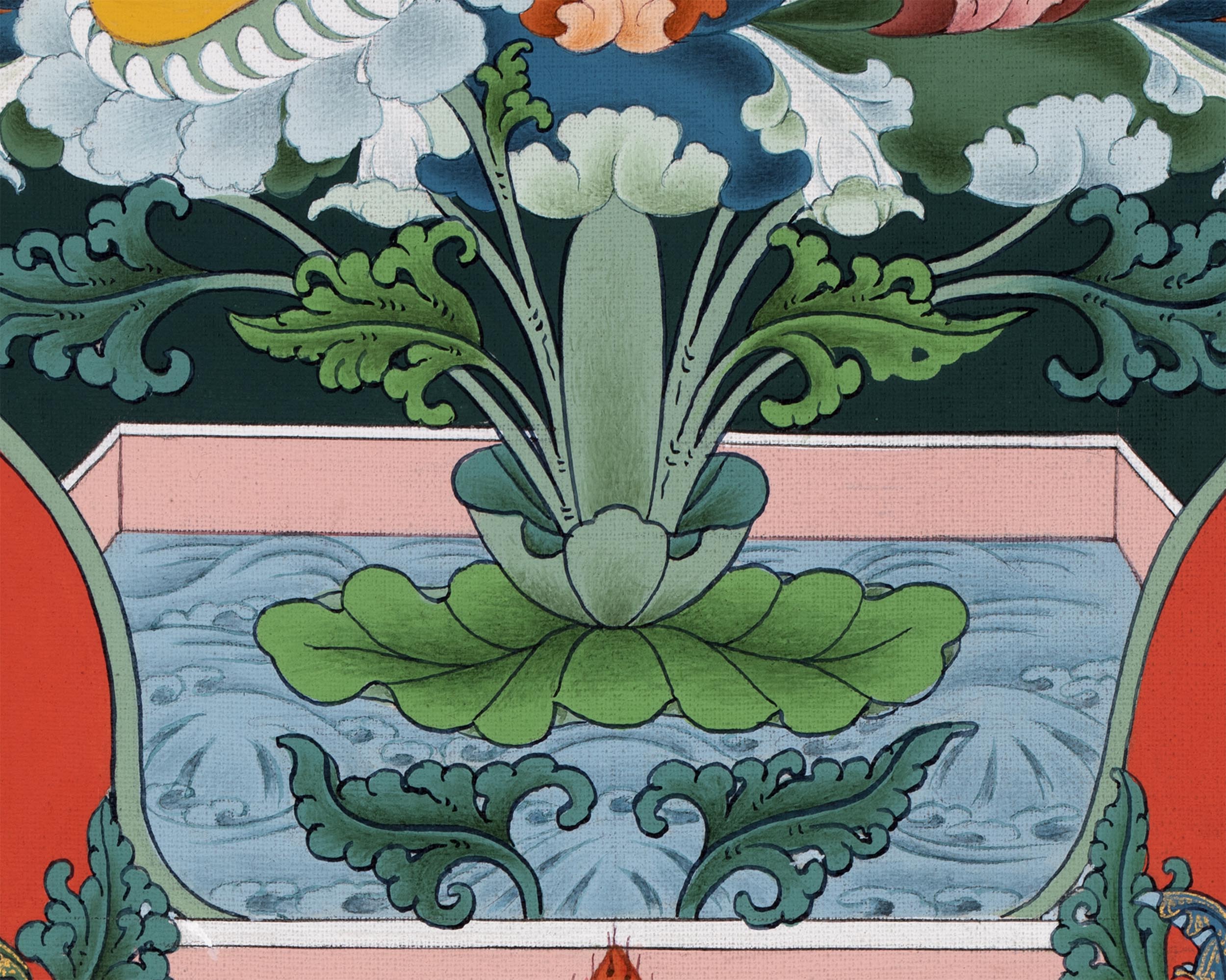 21 Tara Thangka Print | The Mother Bodhisattva Drolma | High Quality Canvas Print
