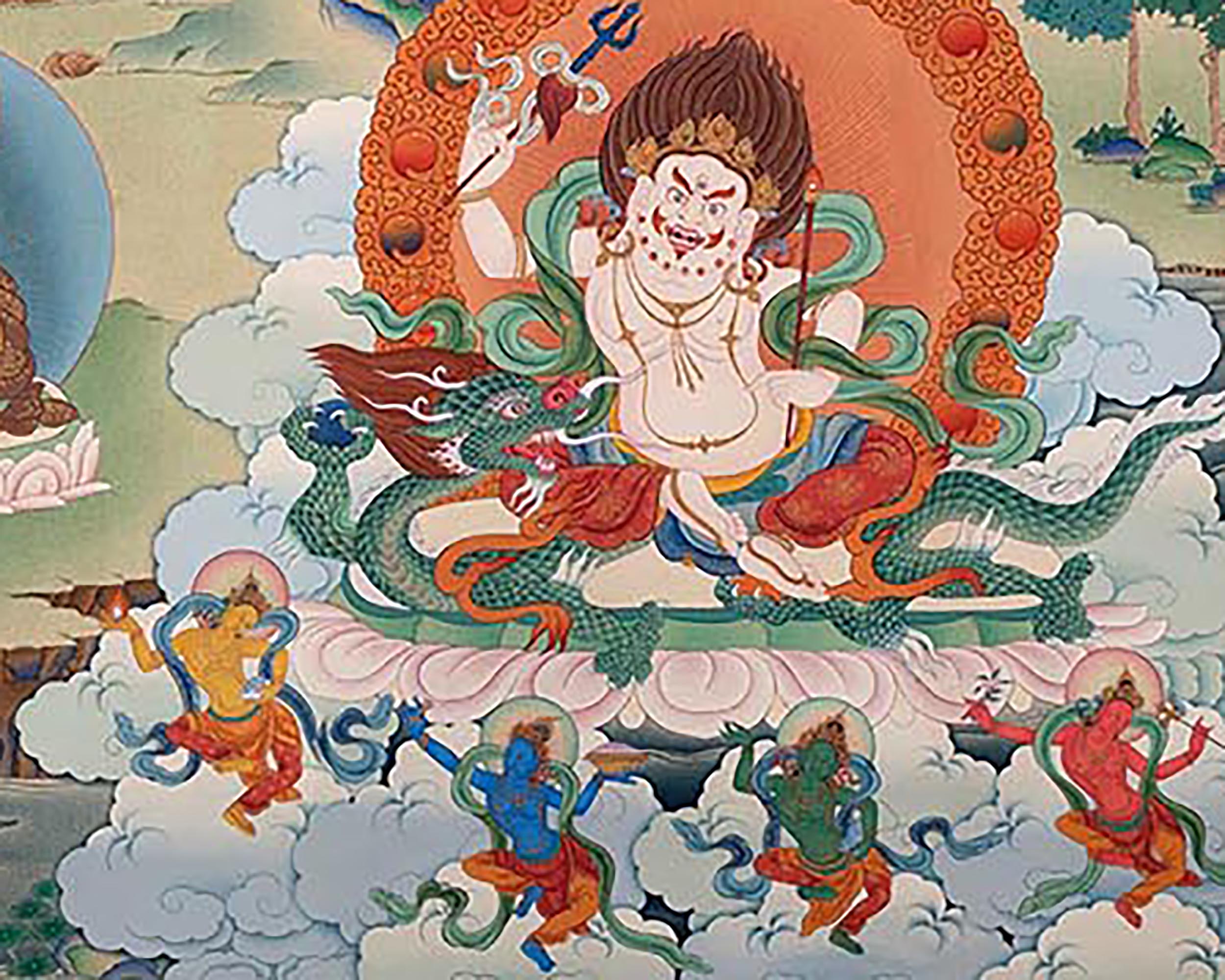 Guru With Others | High Quality Digital Print