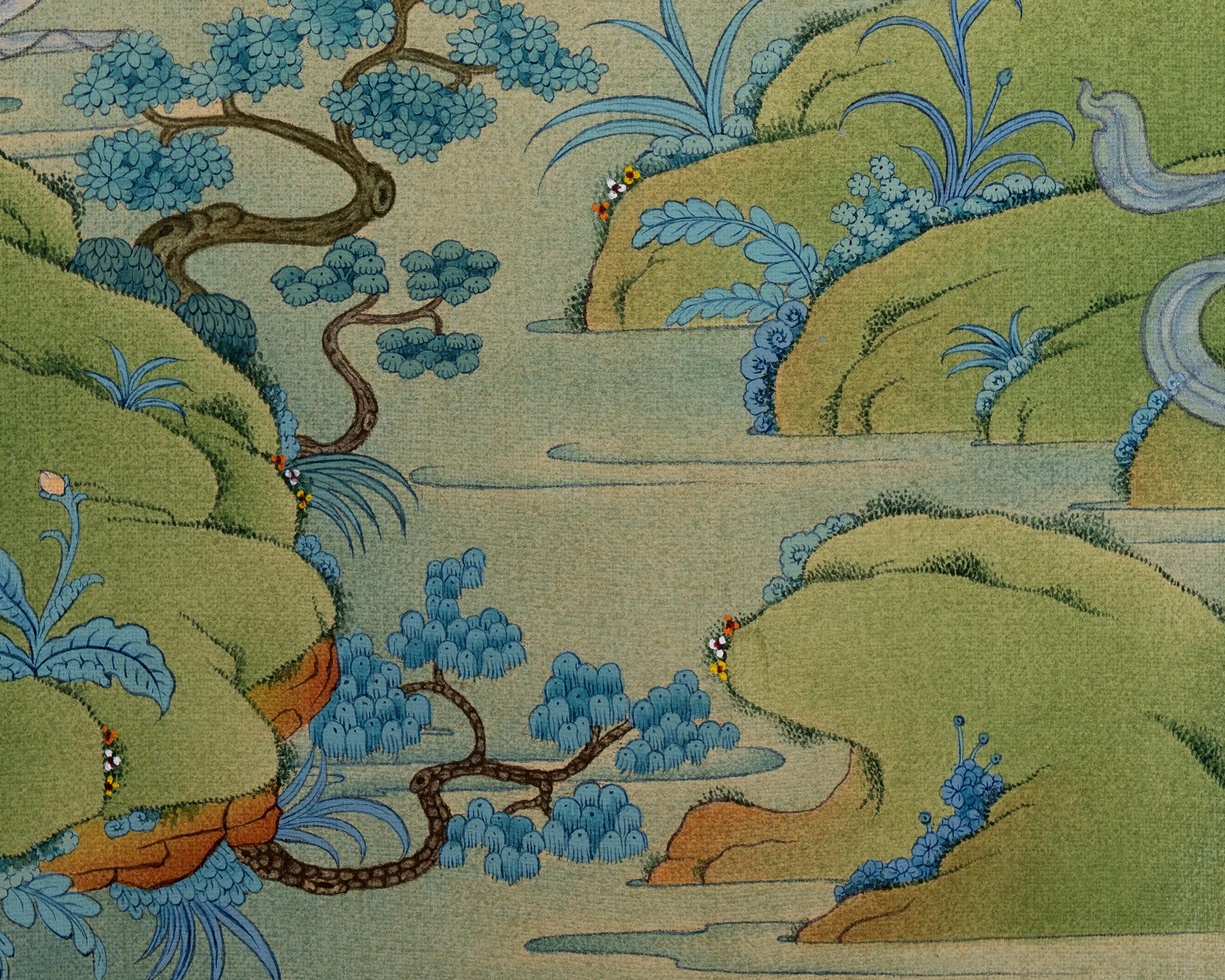 White Tara Thangka | Namgyalma | Amitayus | Long Life Bodhisattva