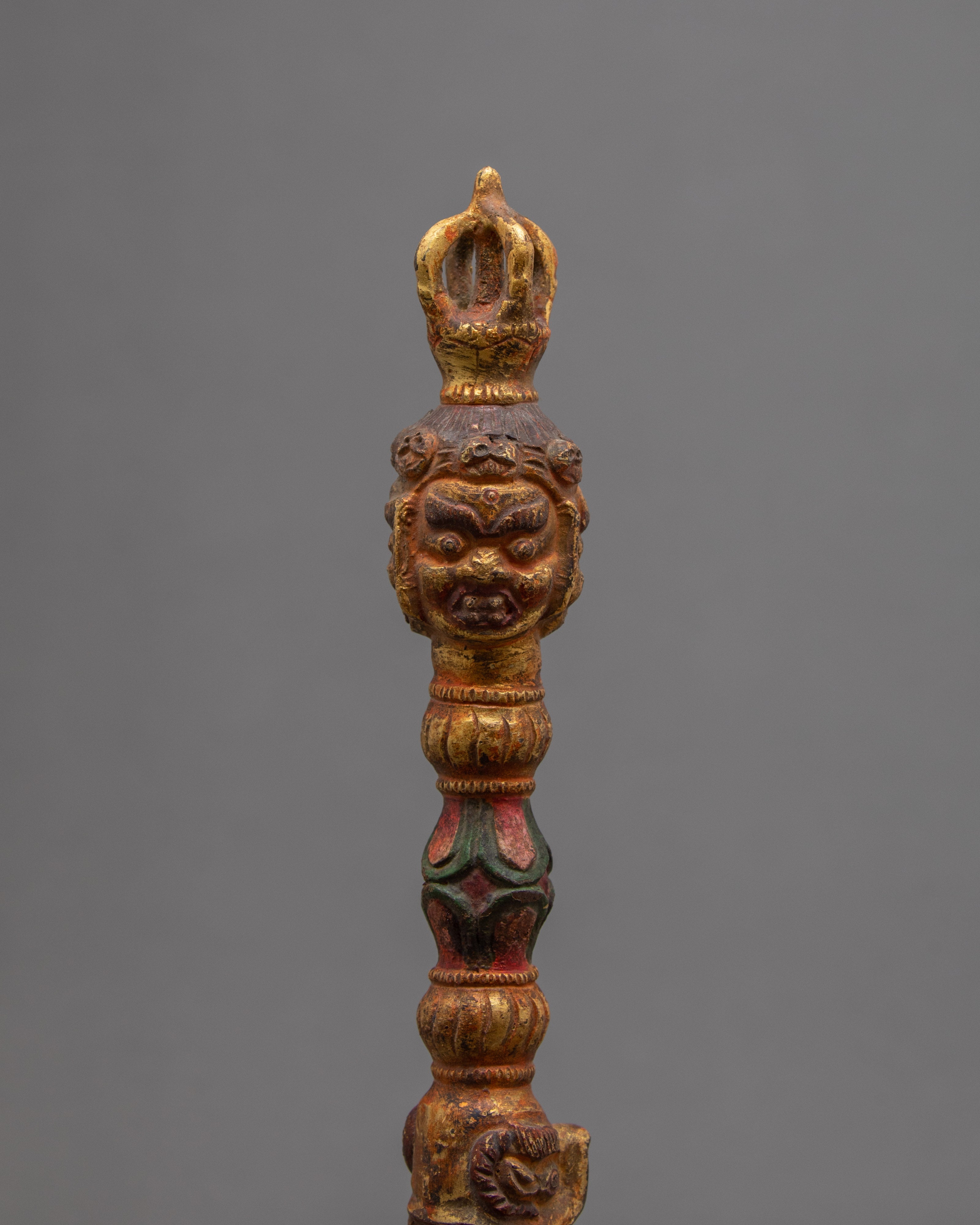 Antique Phurba | Decorative Buddhist Dagger | Tantric Rituals