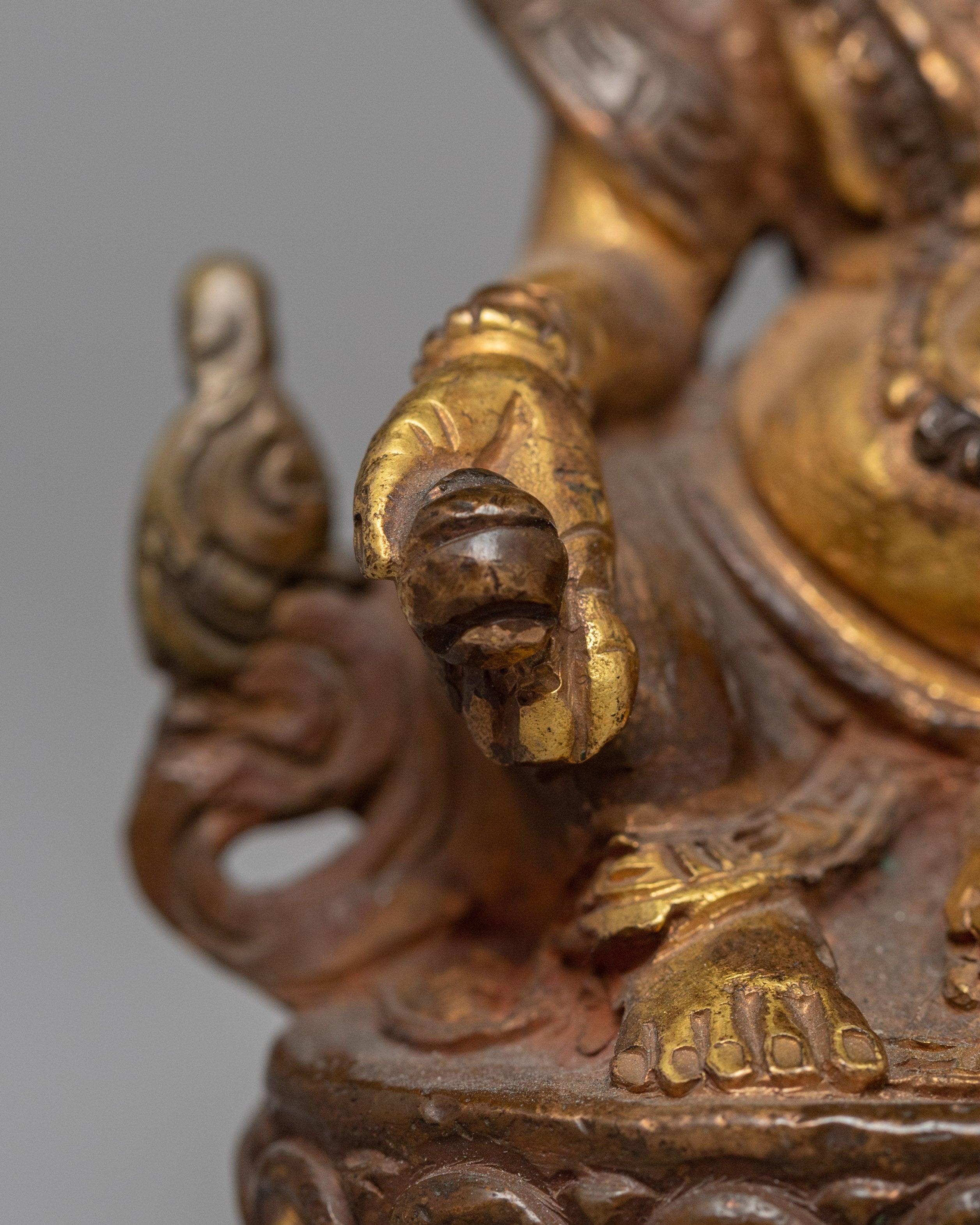 Dzambhala Buddha Wealth Deity Statue | Embodying the Essence of Material Well-being