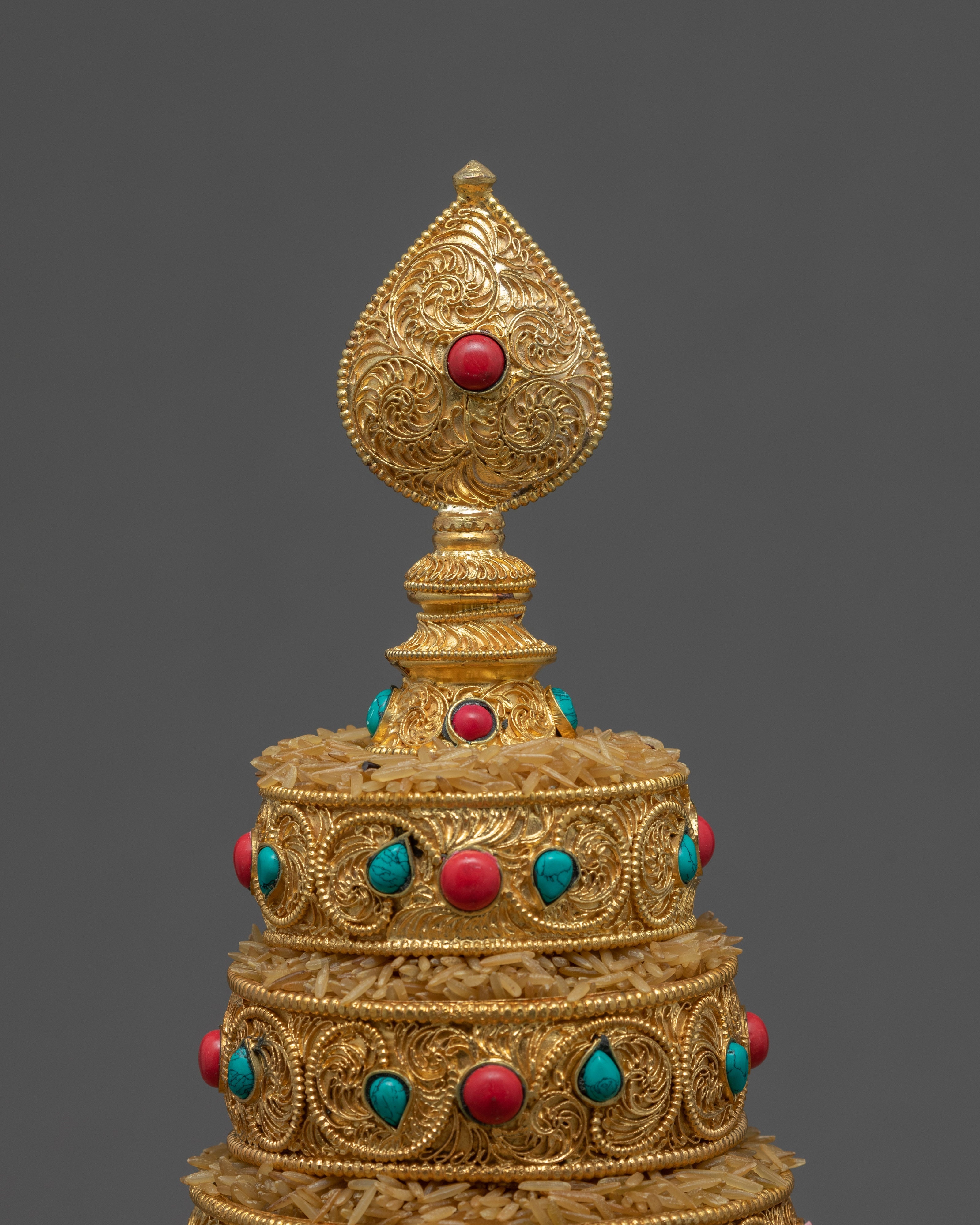 Ornate Gold Mandala | Buy Ritual Offering Set Online