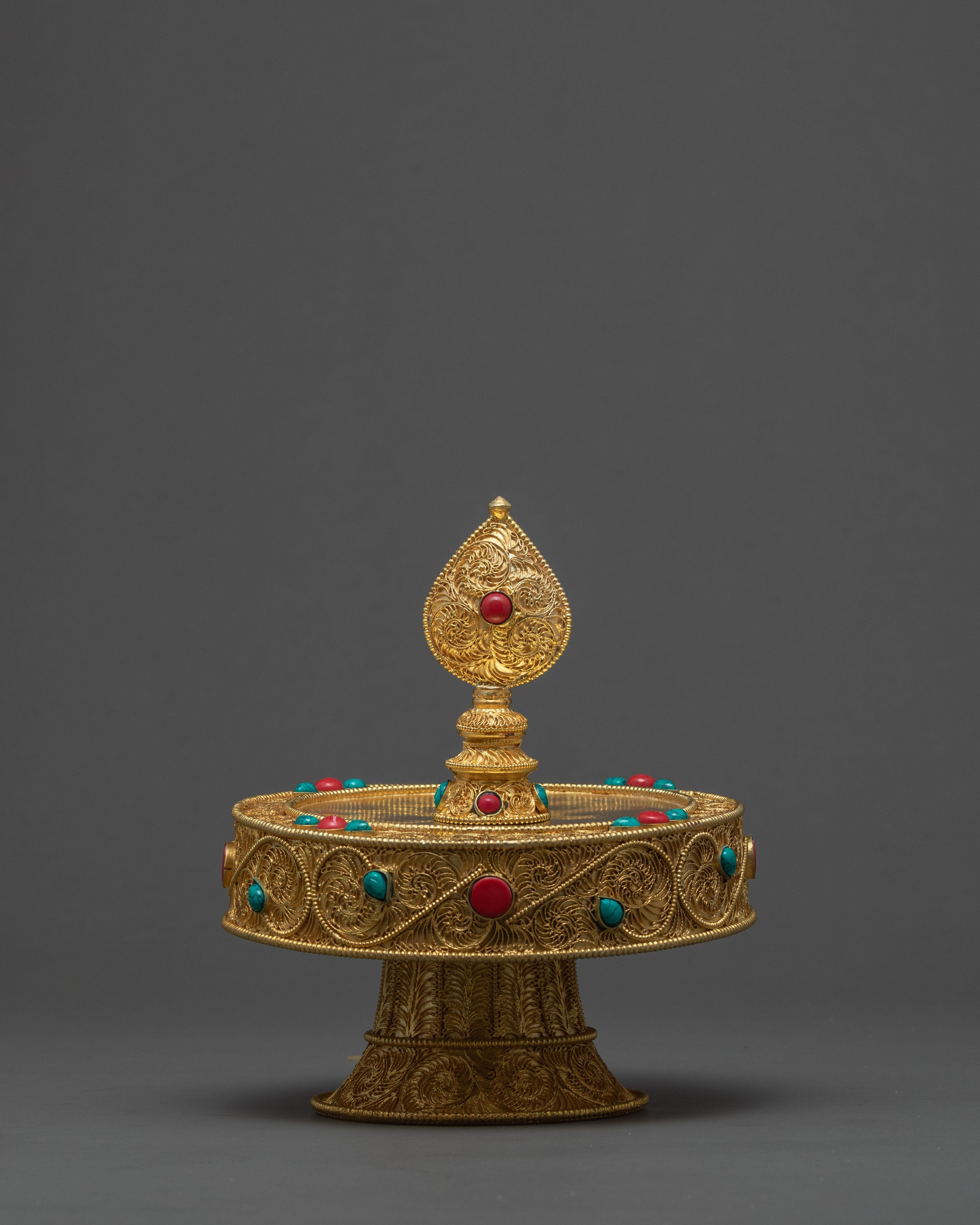 Ornate Gold Mandala | Buy Ritual Offering Set Online