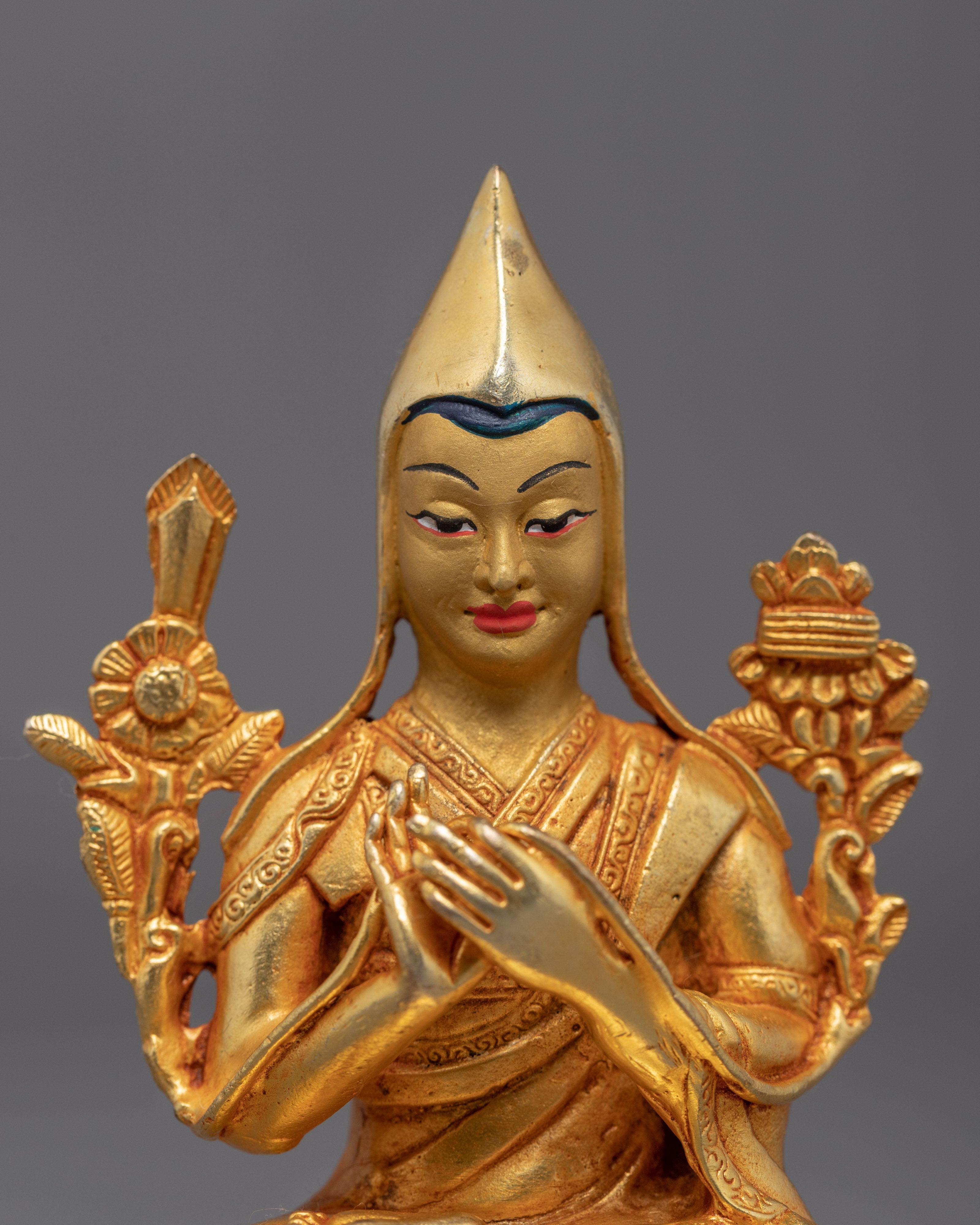 Tsongkhapa Statue | Buddhist Master Sculpture | Nepal Artwork