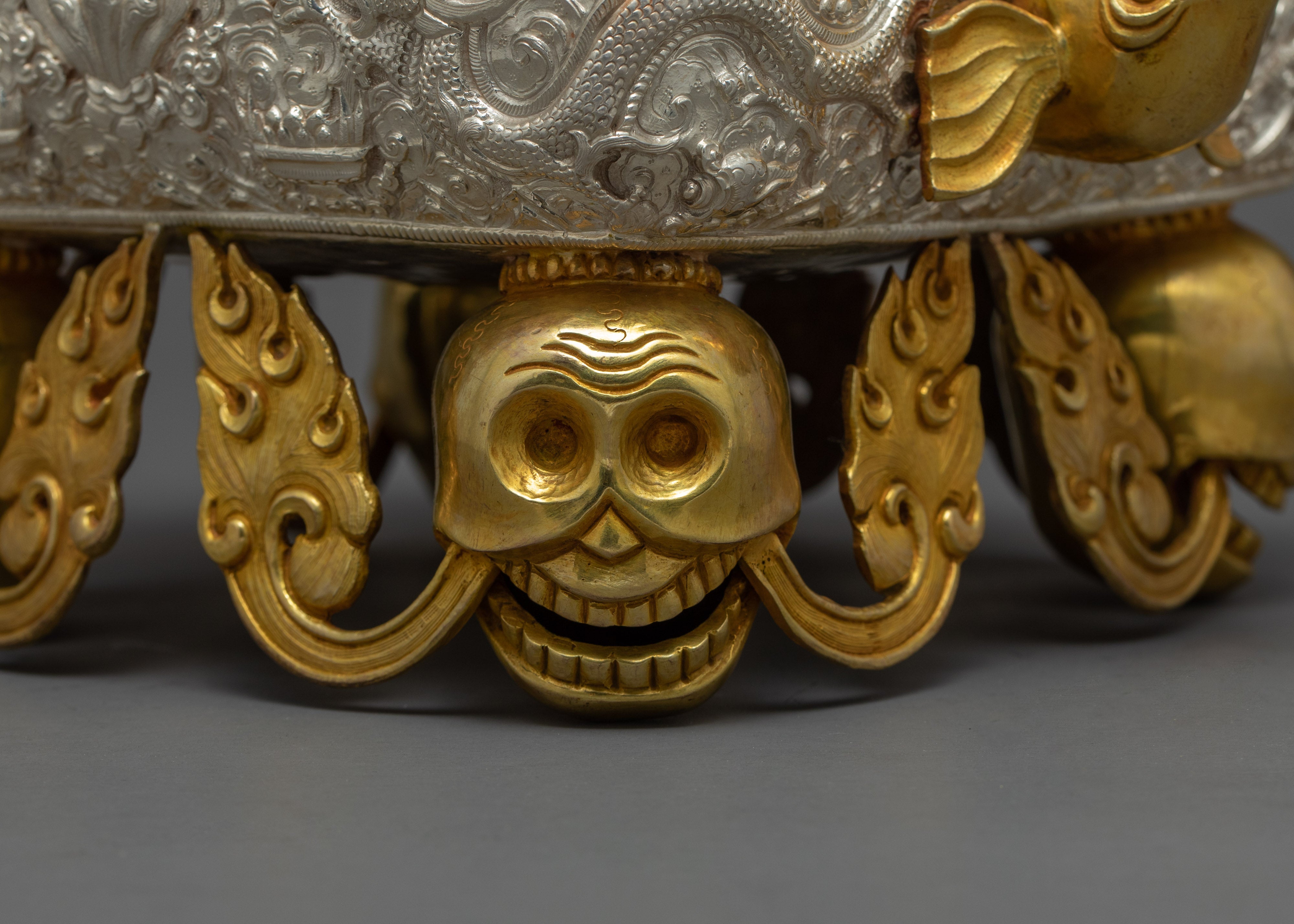 Traditional Incense Burner | Gold Plated Traditional Zen Room Decor | Ritual items