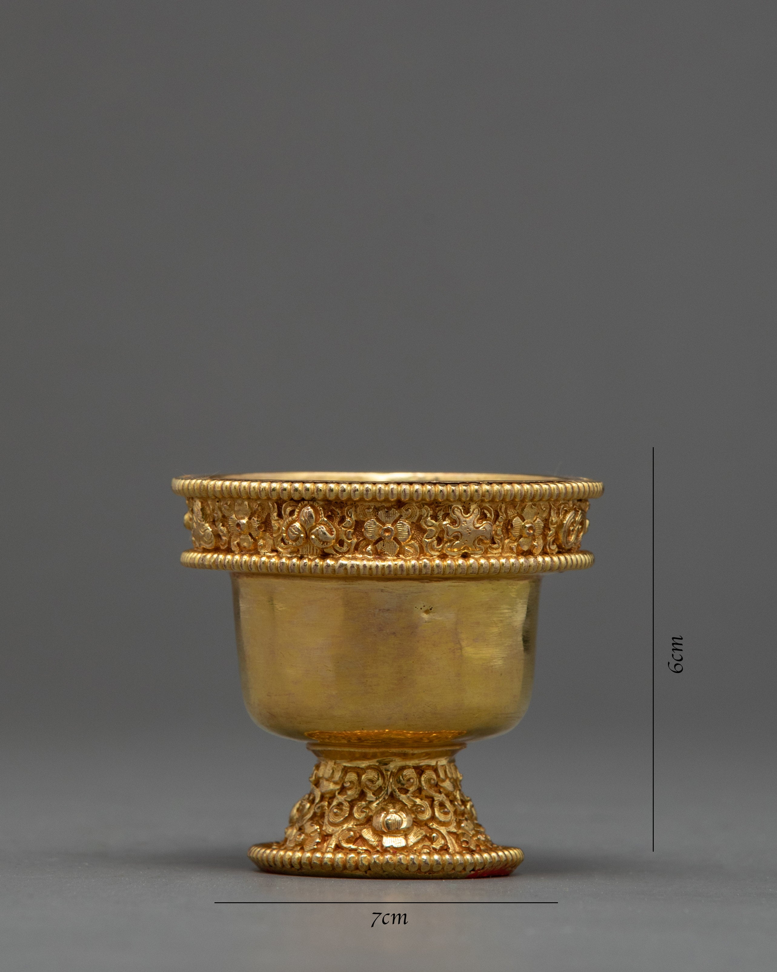 Water Offering Bowls | Handcrafted Ritual Items | Tibetan Altar Offerings