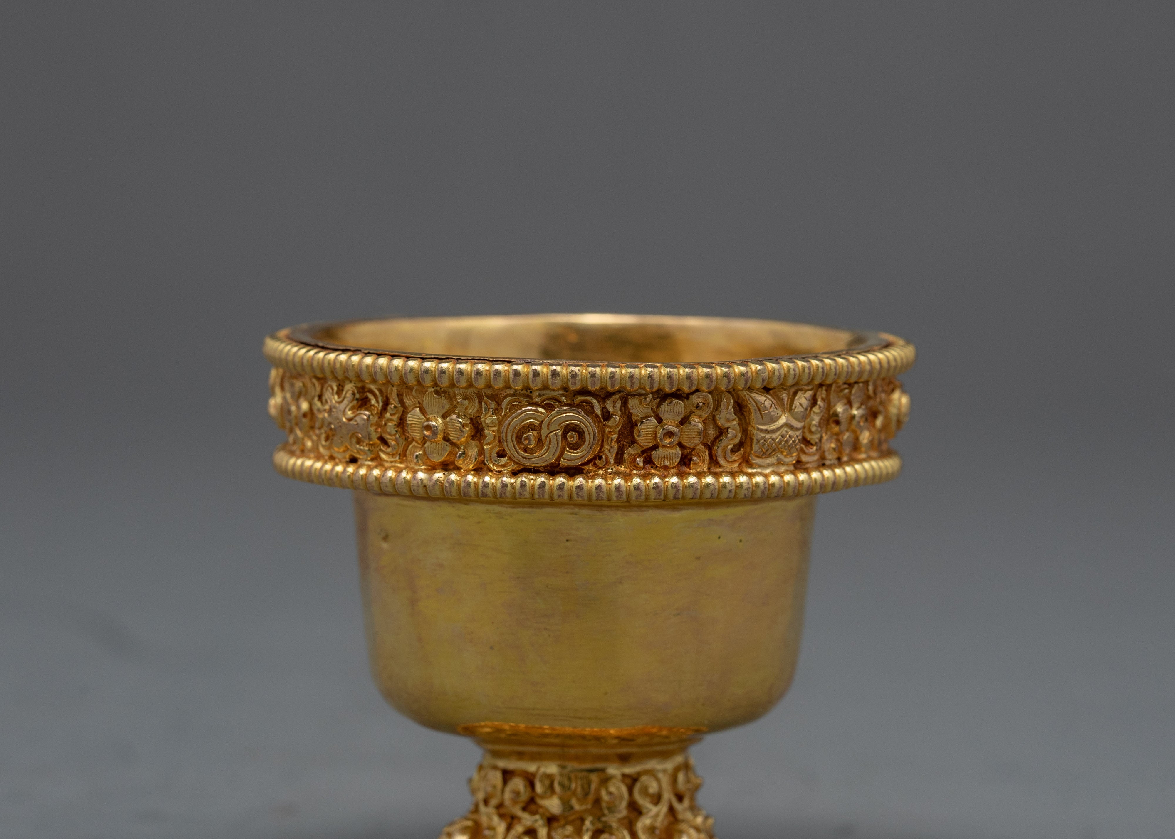 Water Offering Bowls | Handcrafted Ritual Items | Tibetan Altar Offerings