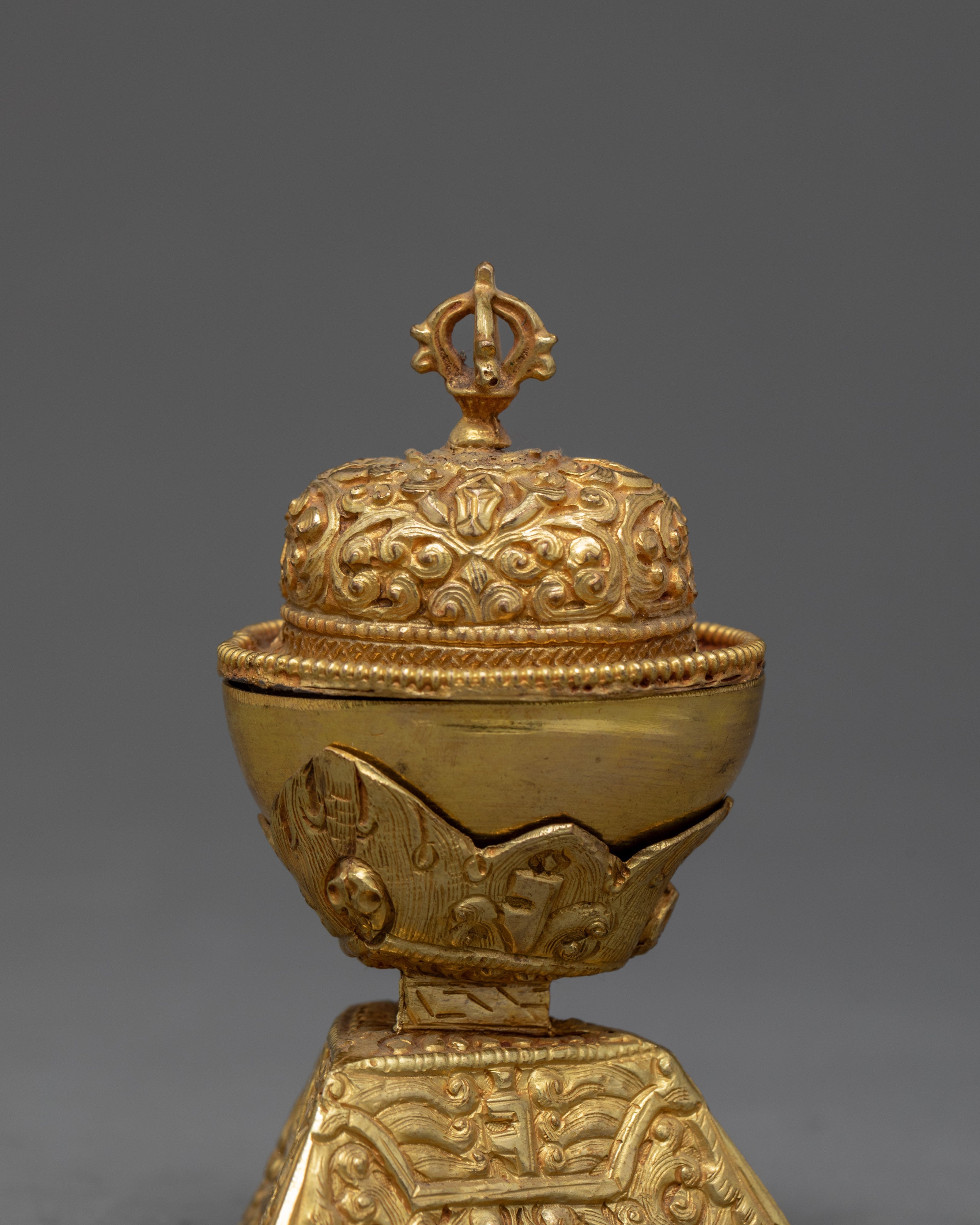 Altar Shrines Kapala Set | Skull Cup | Nepal Art and Craft