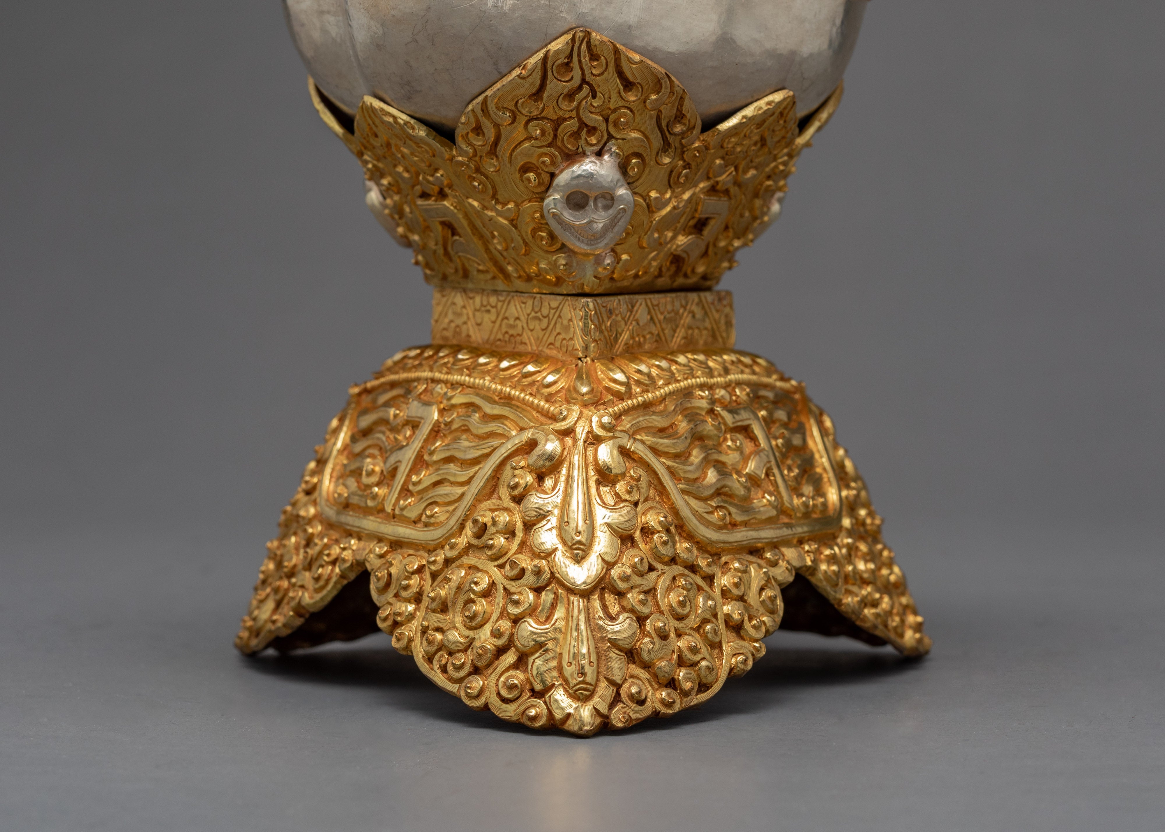 Kapala Skull Bowl Set | Handcrafted with Antique Finish