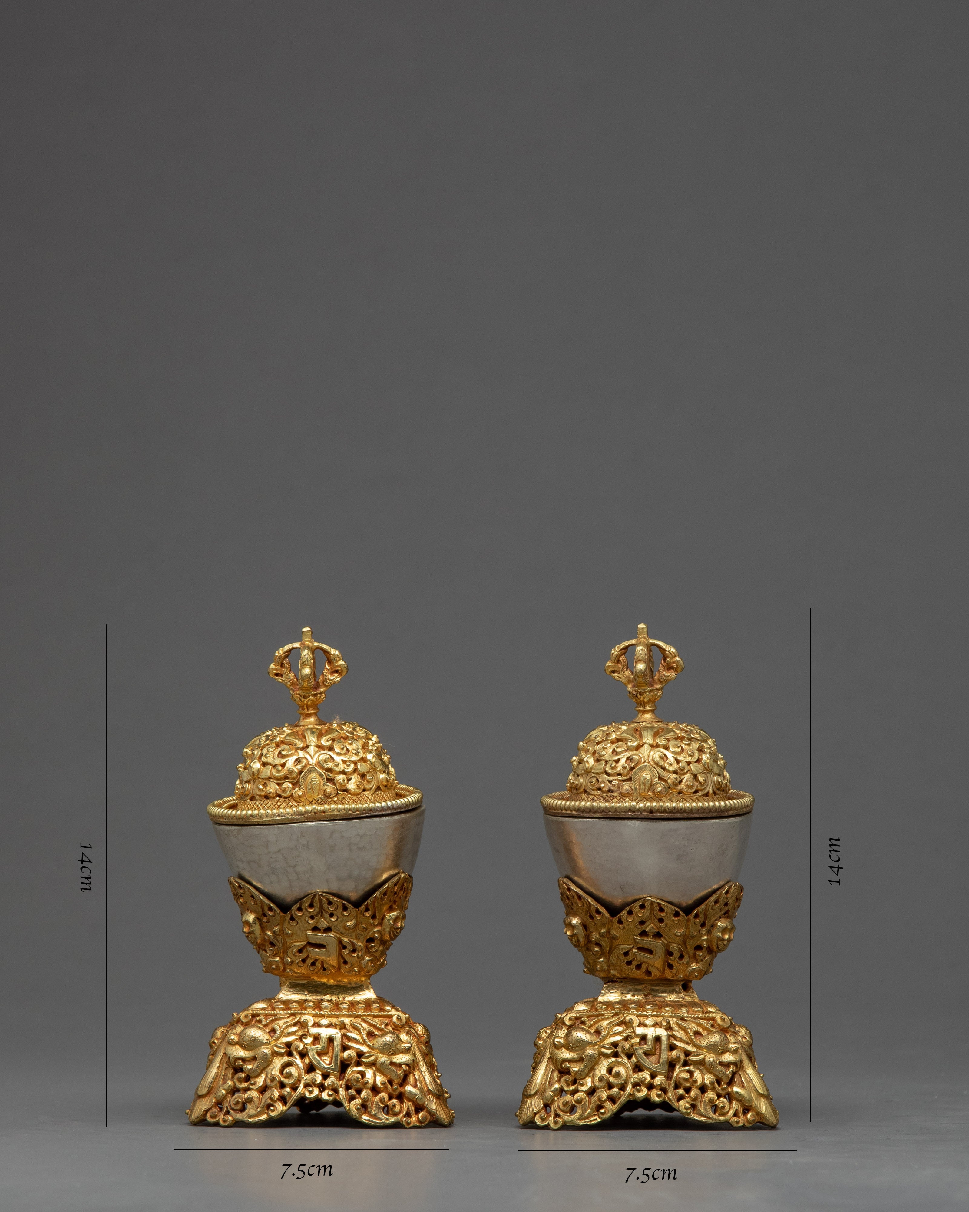 Kapala Set | Handmade Buddhist Ritual Item | Nepal Crafts