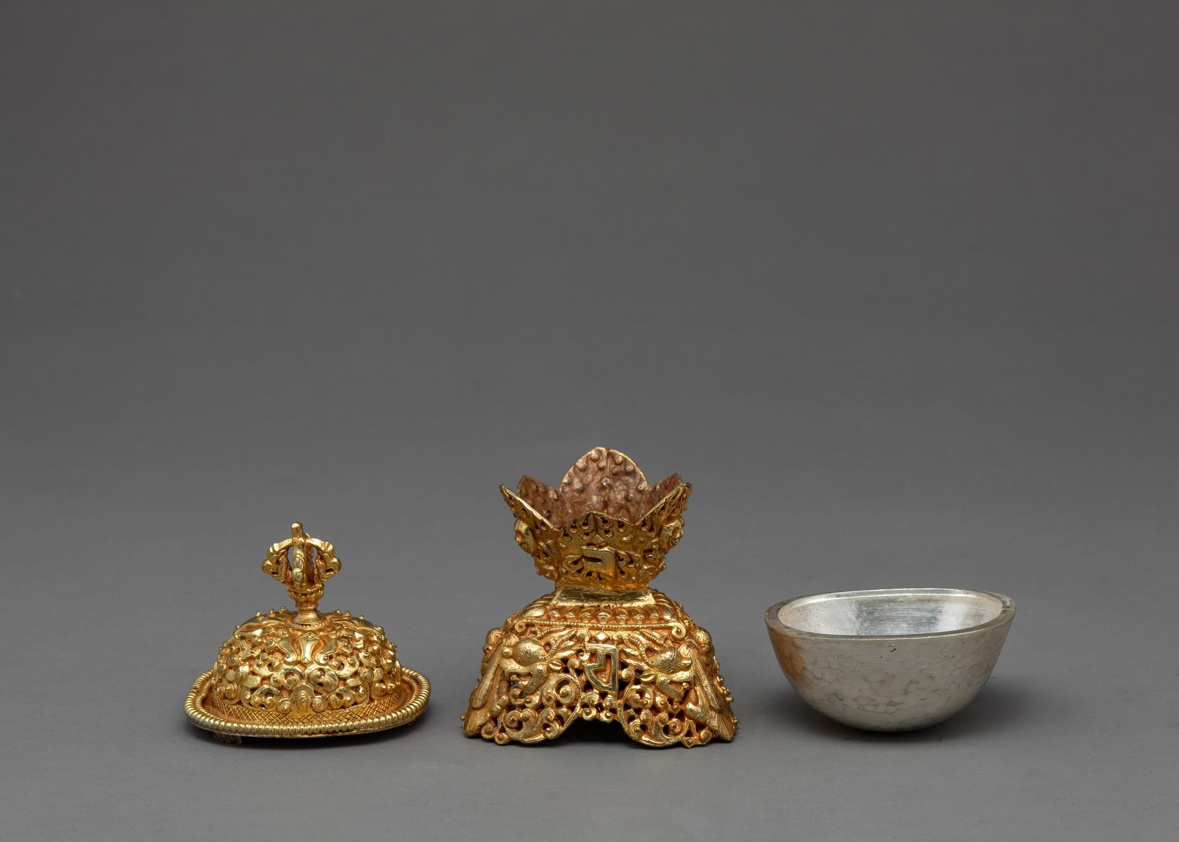 Kapala Set | Handmade Buddhist Ritual Item | Nepal Crafts