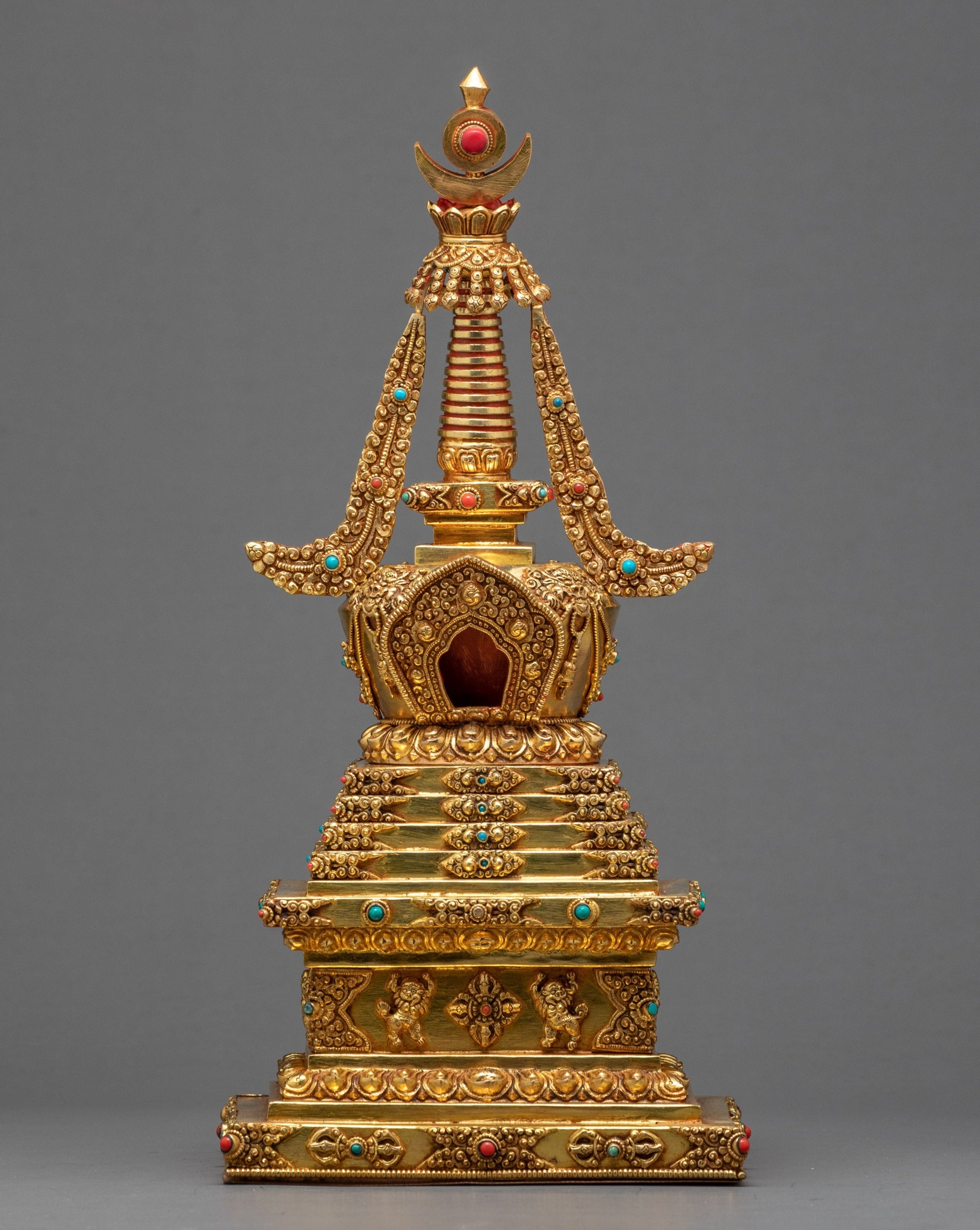 Gold Plated Chorten