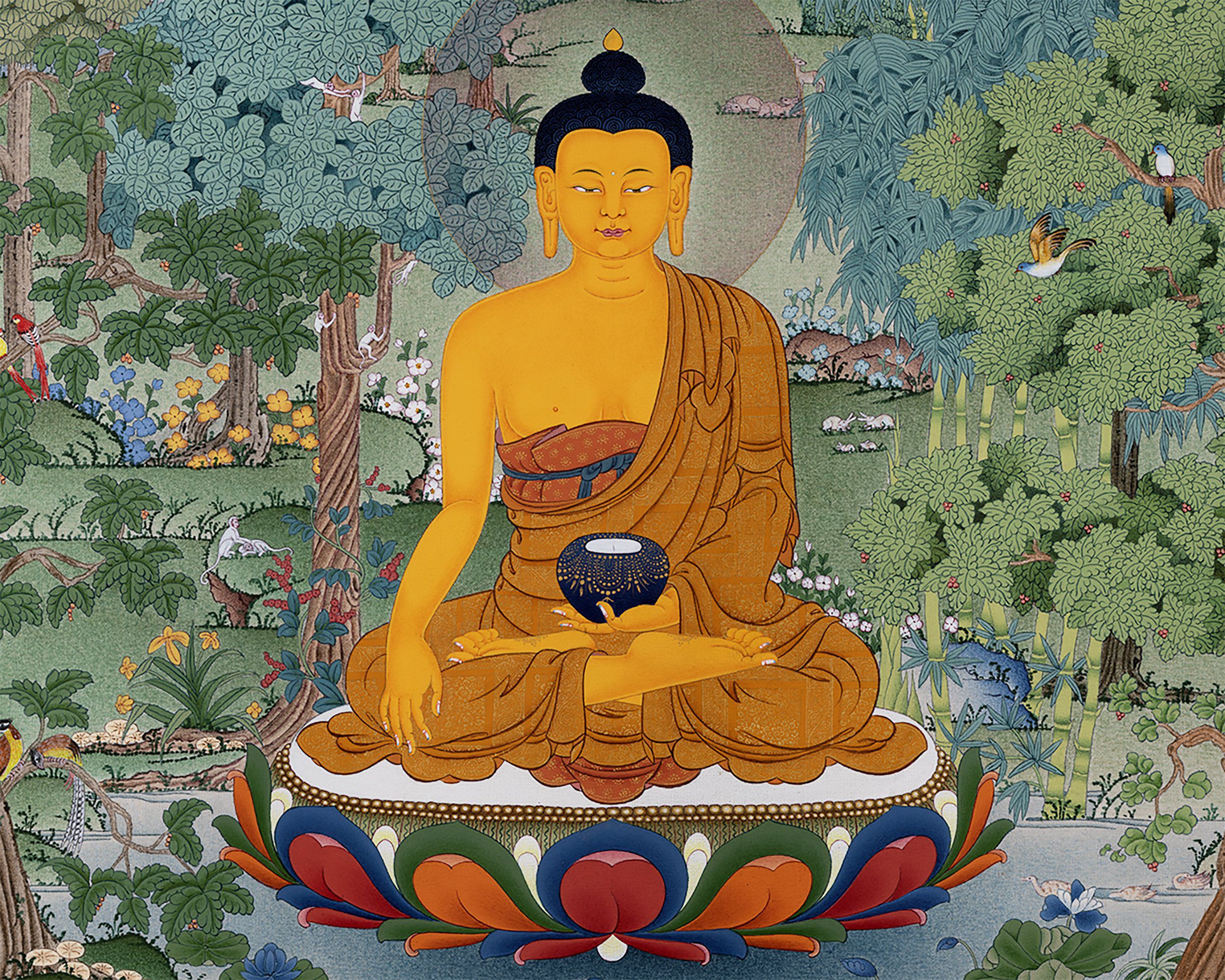 shakyamuni thangka