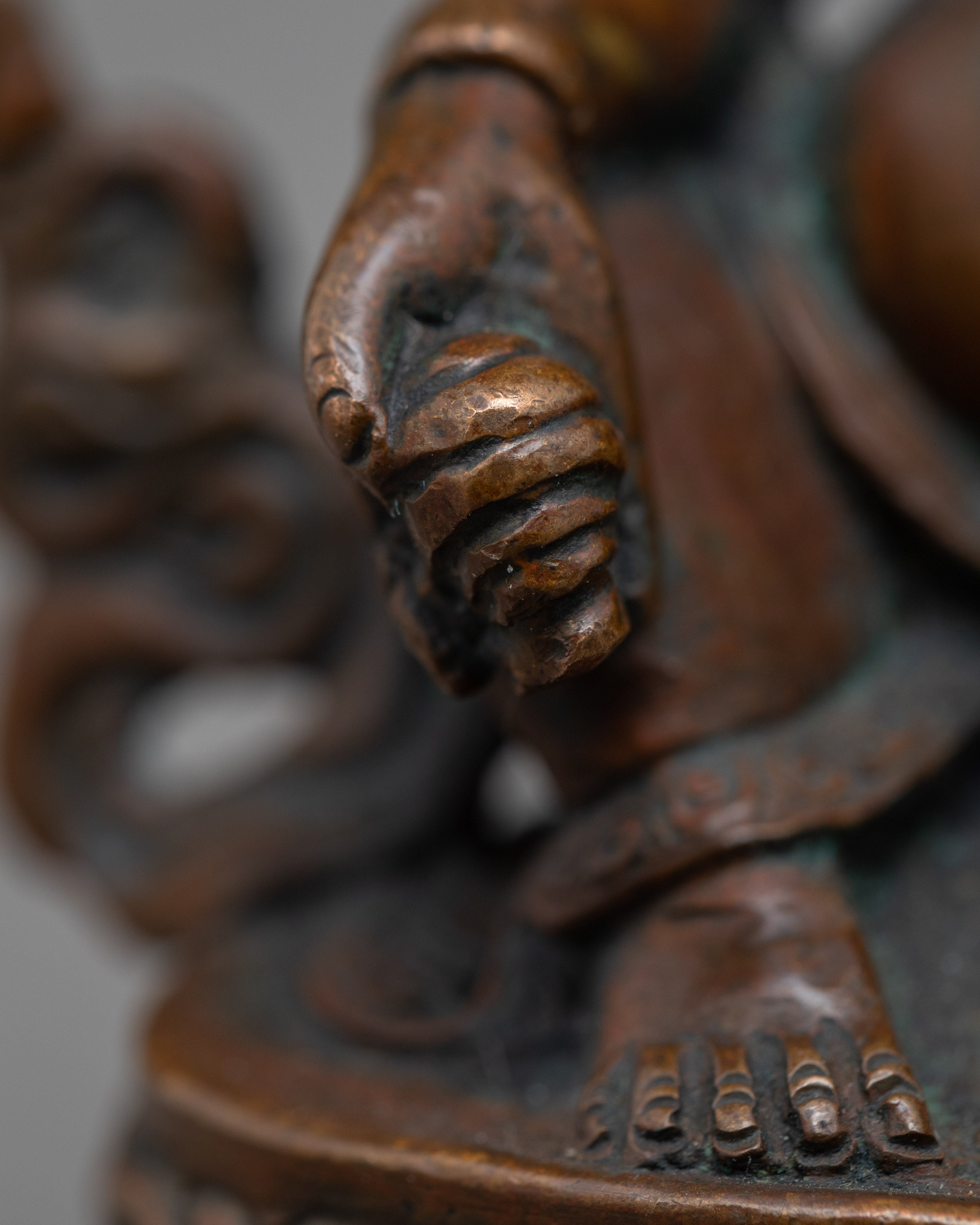 Mini Dzambhala Statue | Lord Kubera Statue for Wealth