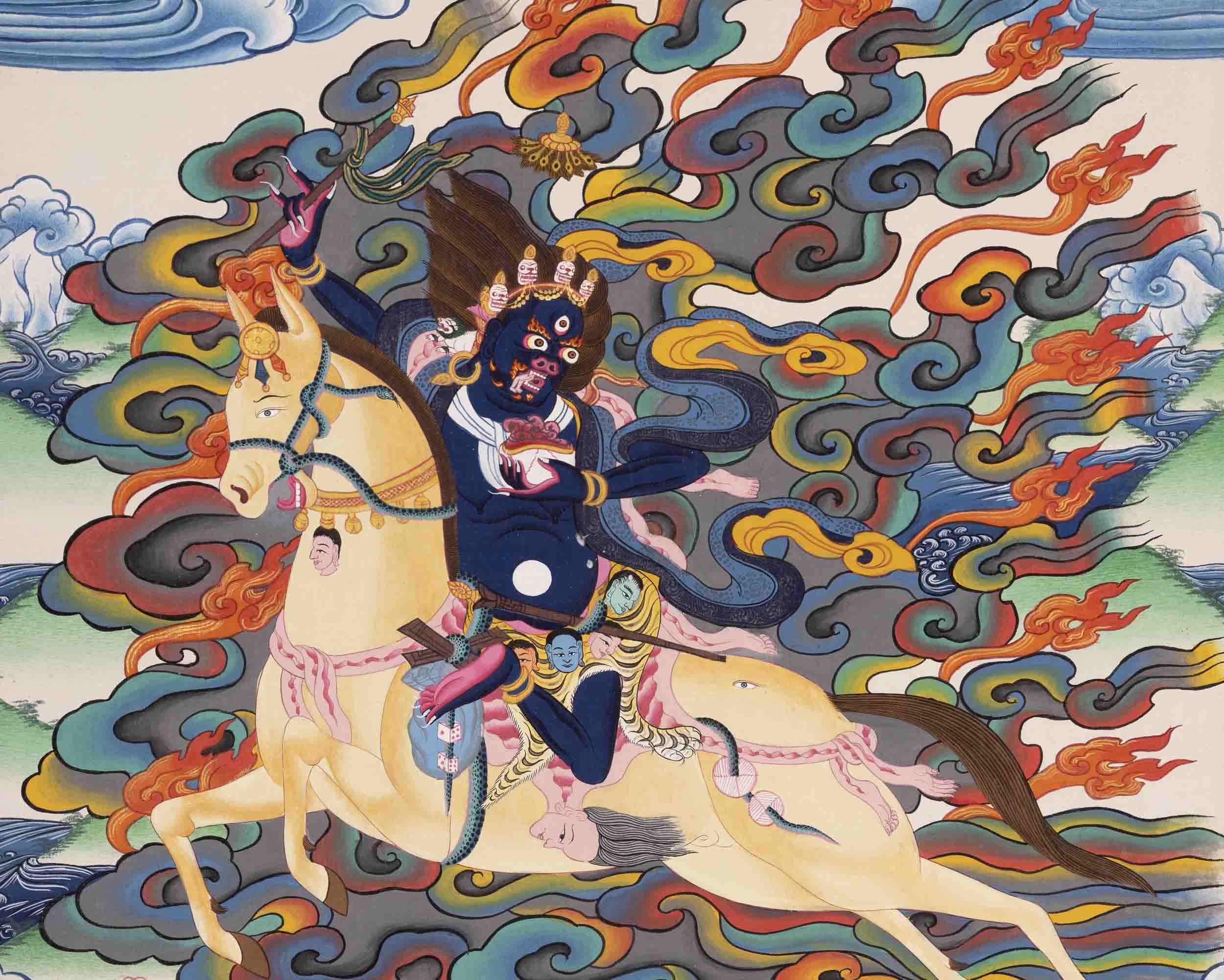 Palden Lhamo | Masterpiece Quality Thangka | Buddhist Art