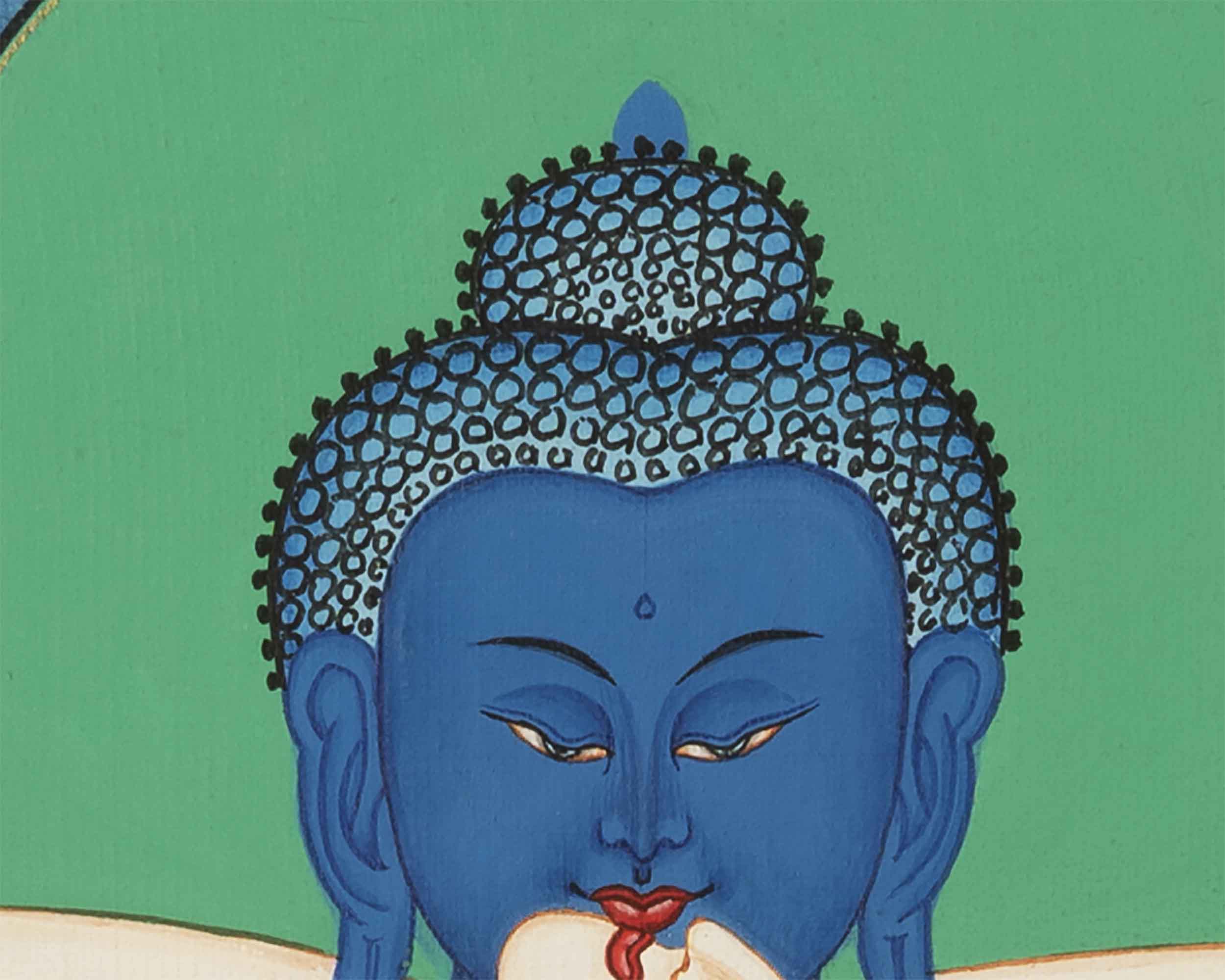 Samantabhadra Buddha Thangka | Wall Hanging Art