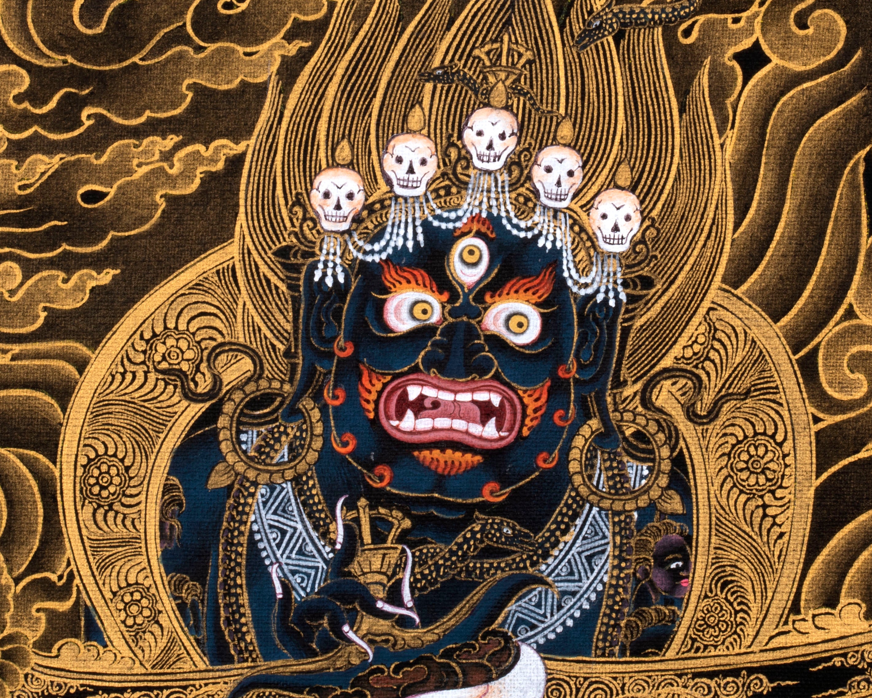 sakya mahakala thangka