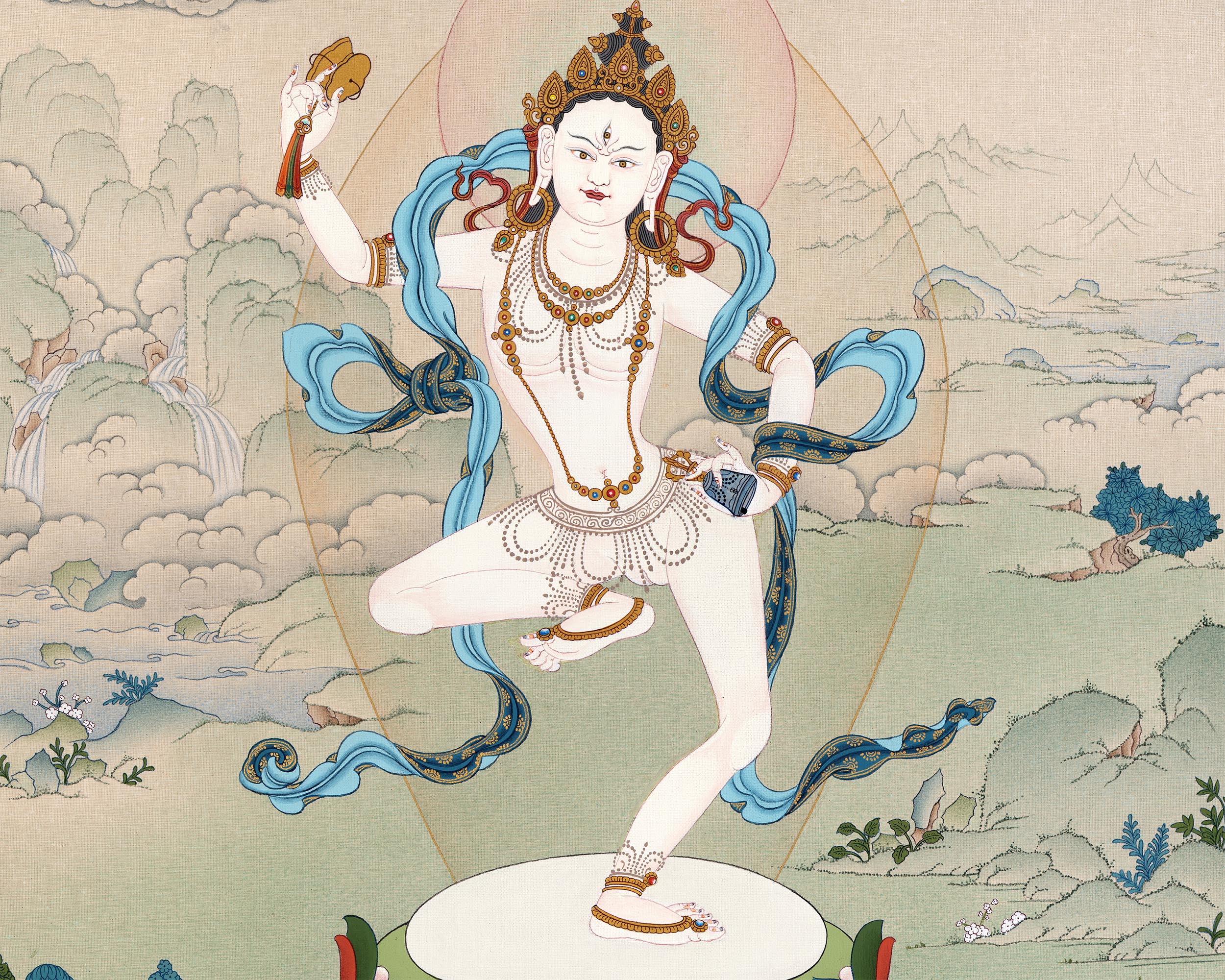 Machig Labdron Thangka | The Yogini Of Tibet | Dakini Of Chod