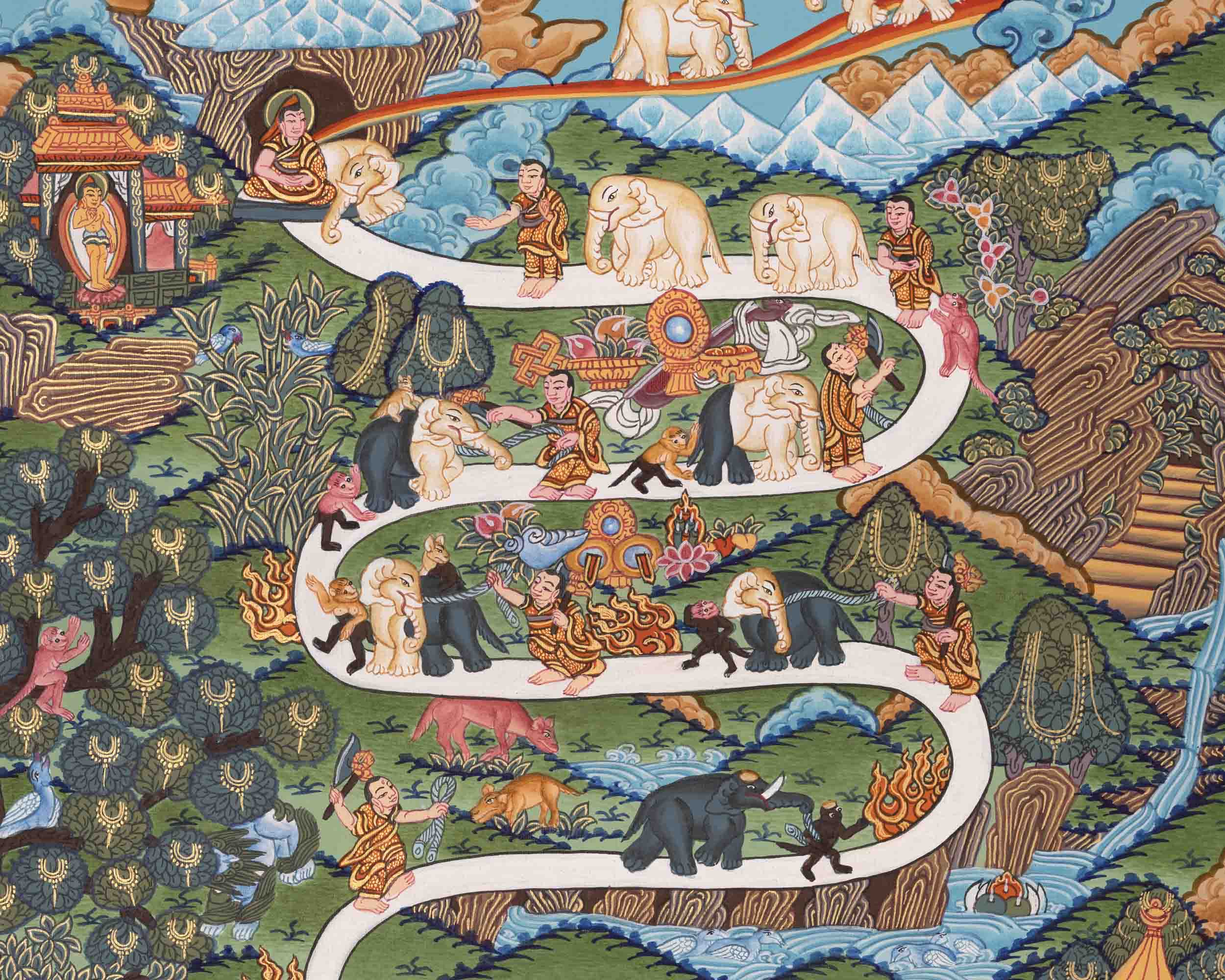 Samatha Meditation Art | Wall Hanging Decoration