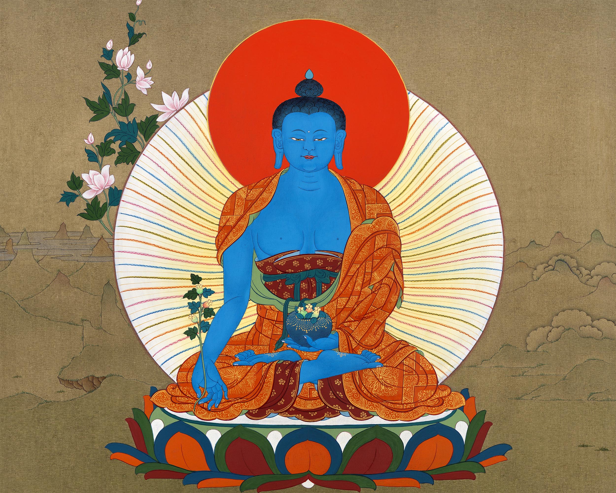 Medicine Buddha | Buddhist Thangka