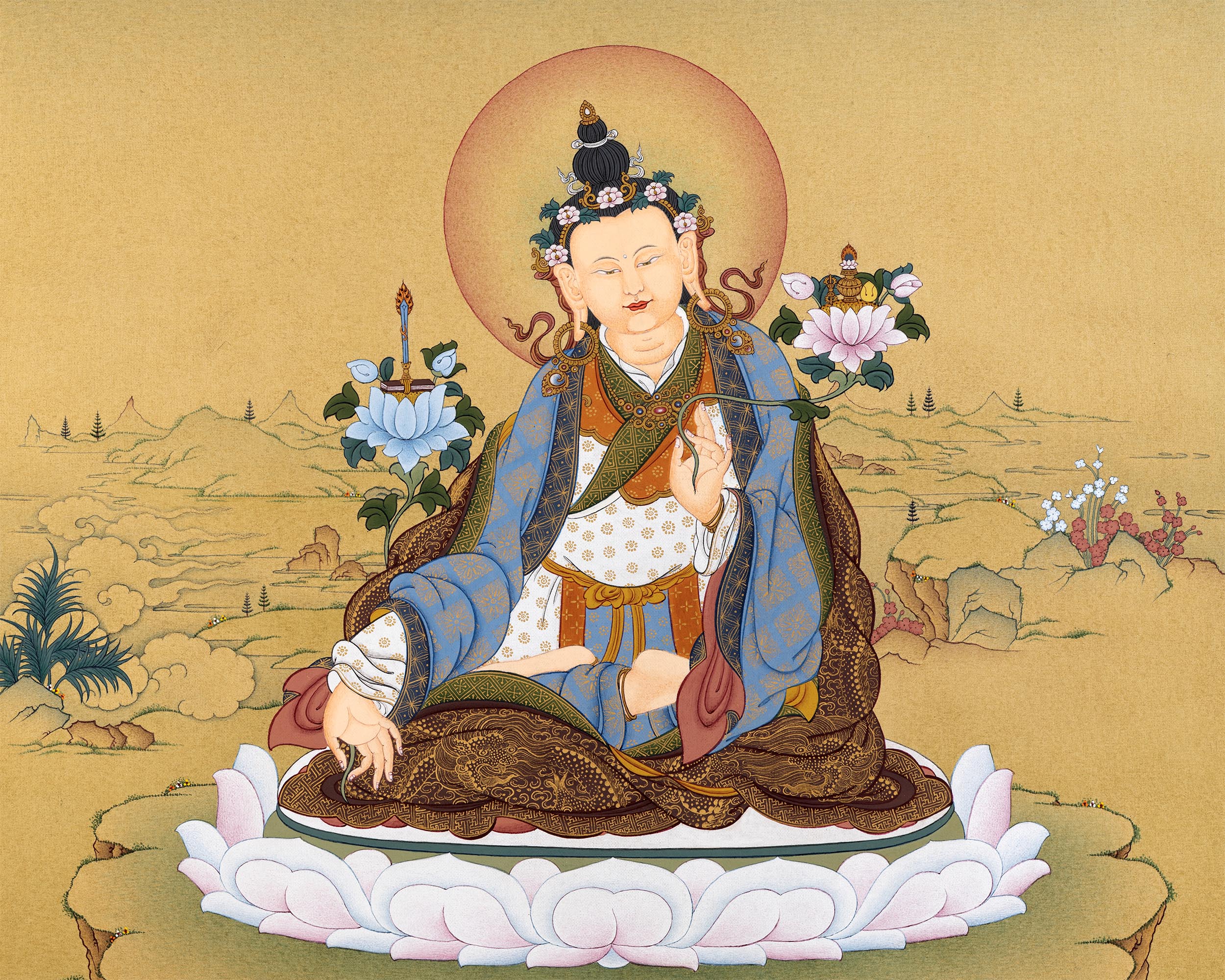 Yuthok Thangka | Tibetan Buddhist Master Painting