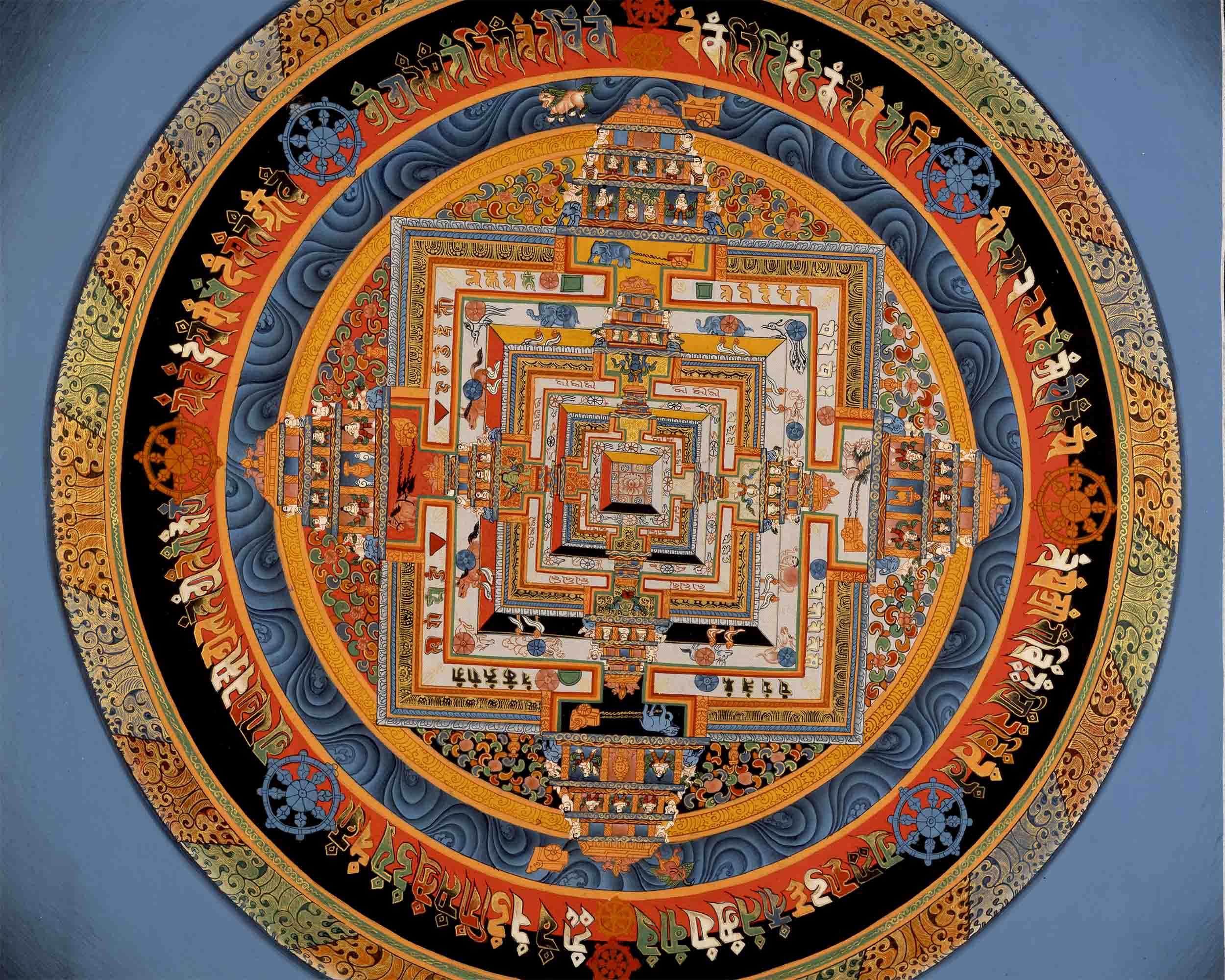Kalachakra Mandala Tibetan Thangka | Zen Buddhism