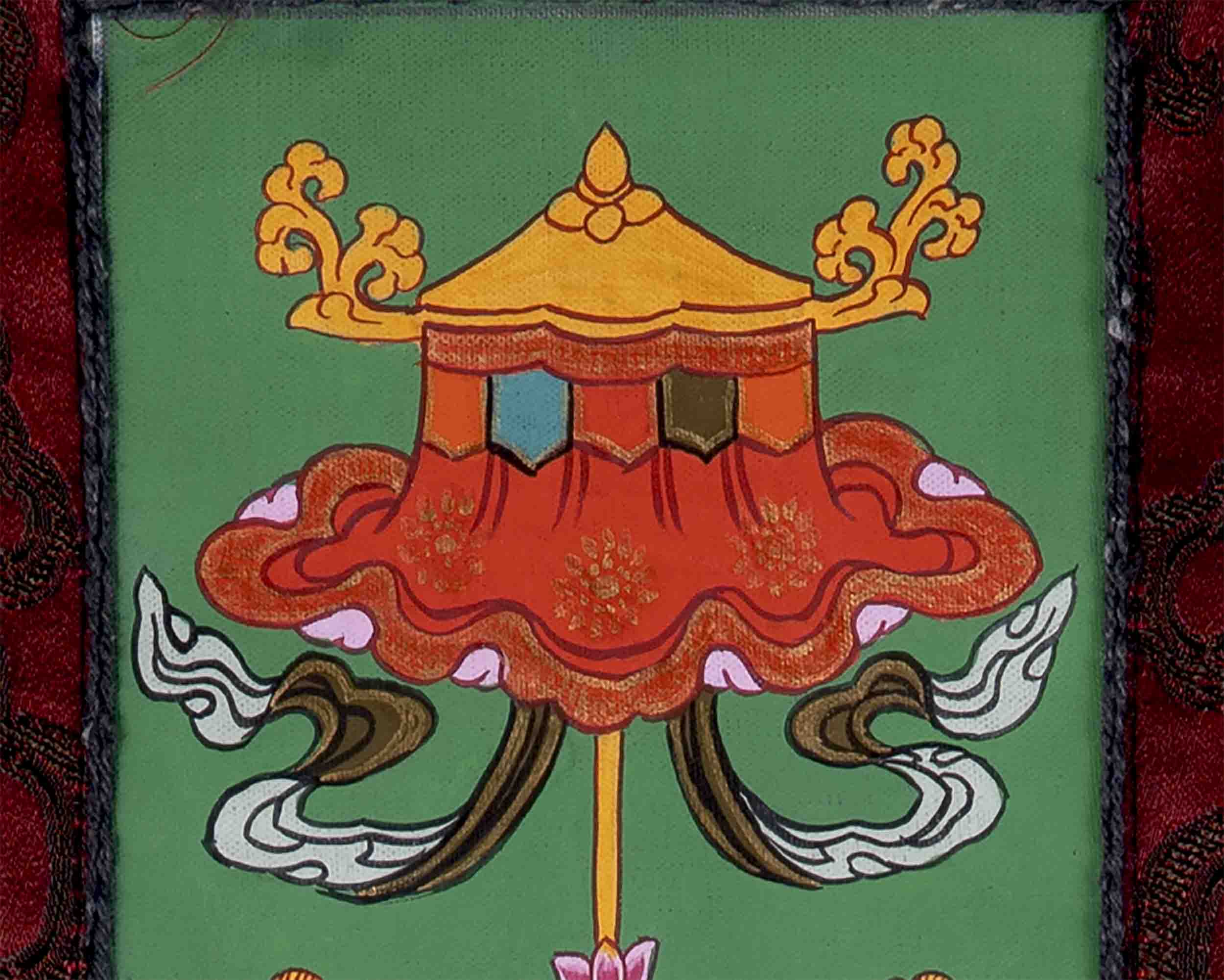 Kalachakra Mantra Thangka | Mindfulness Meditation Object