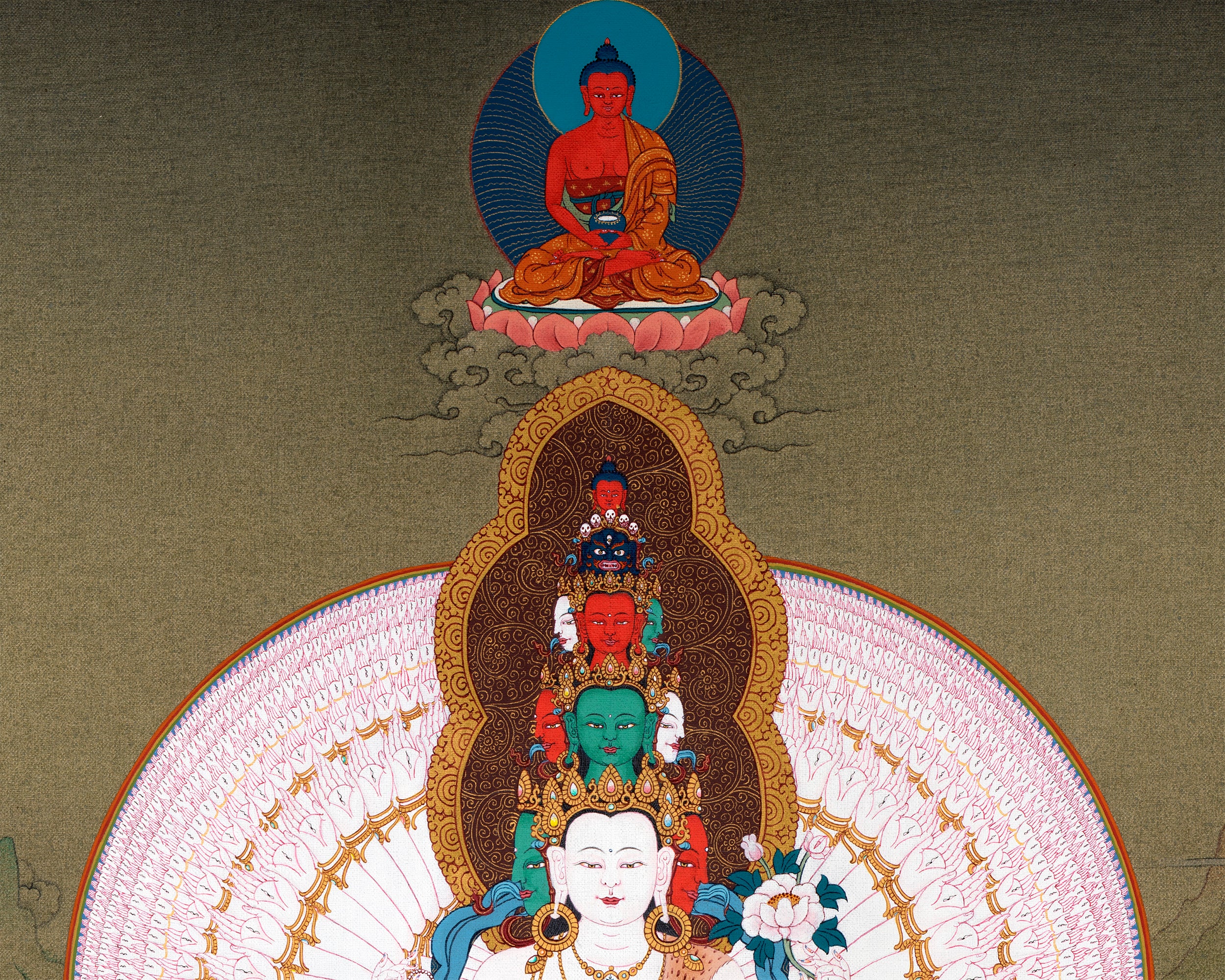 avalokiteshvara thangka