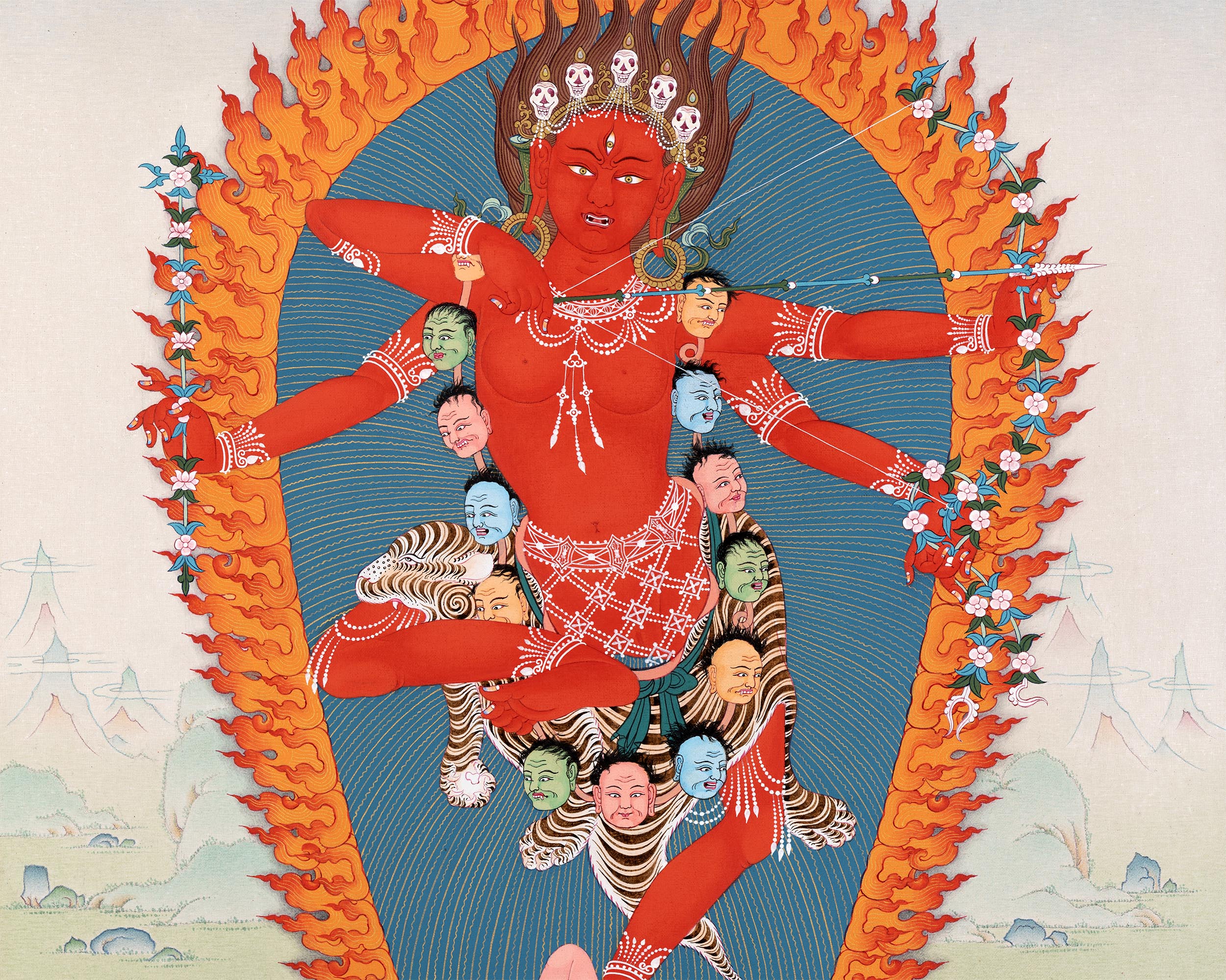 Traditional Kurukulla Thangka | Dakini | Buddhist Painting