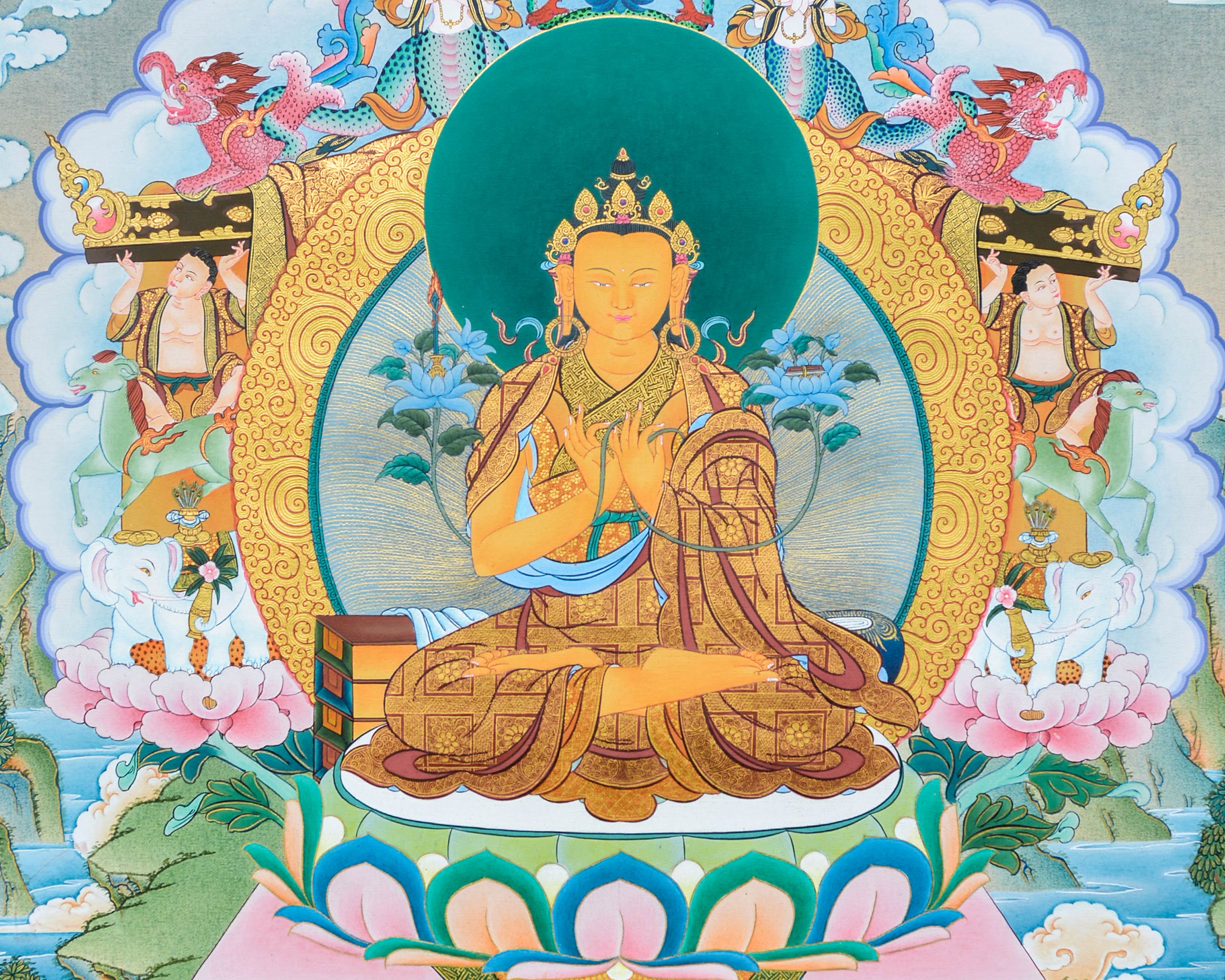 Guru Sakya Pandit Thangka