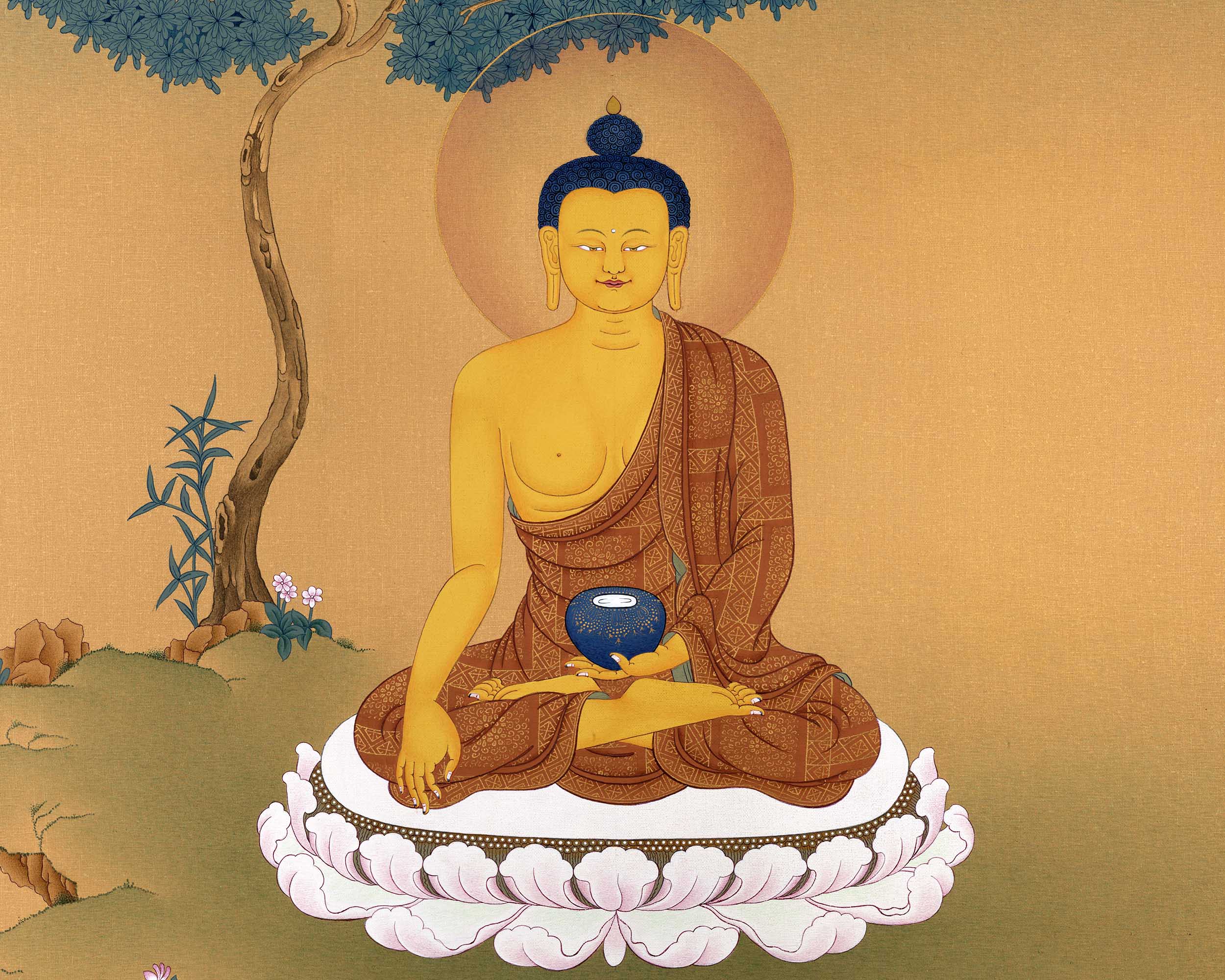shakyamuni buddha thangka