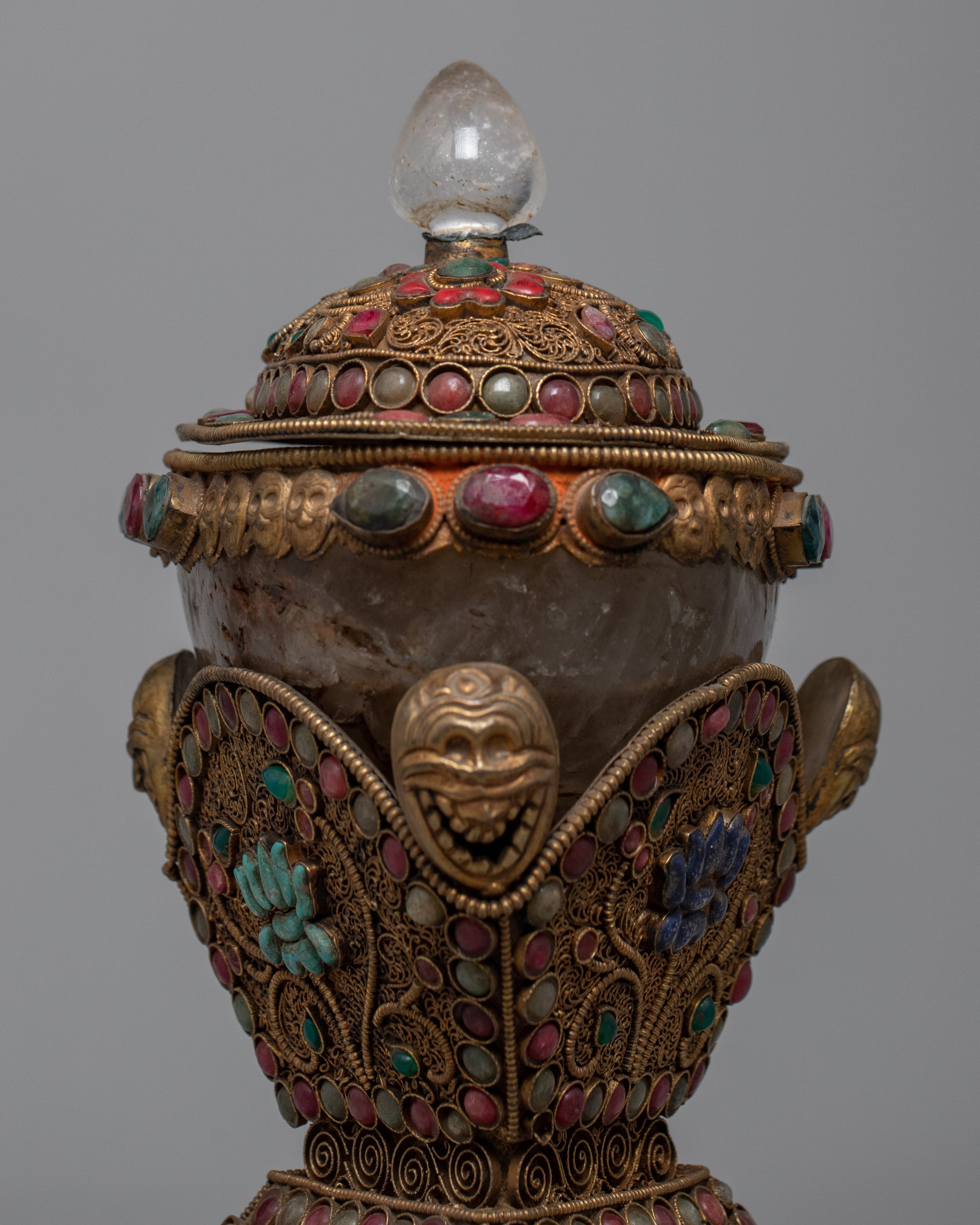 Crystal Kapala Cup | Ancient Practices | Buddhist Altar Supplies