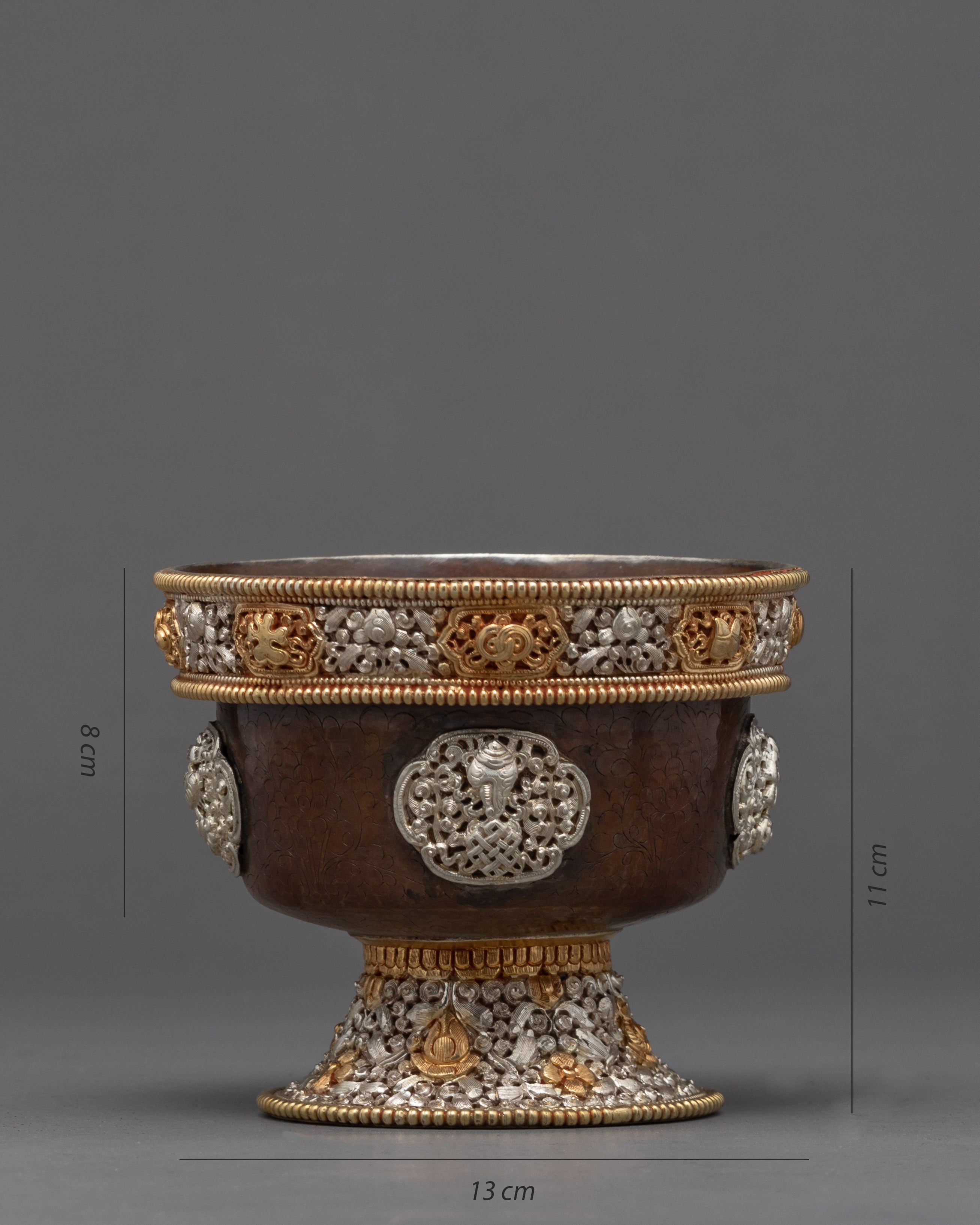 Ritual Offering bowls | Set of Seven Bowls | Tibetan Tings Set