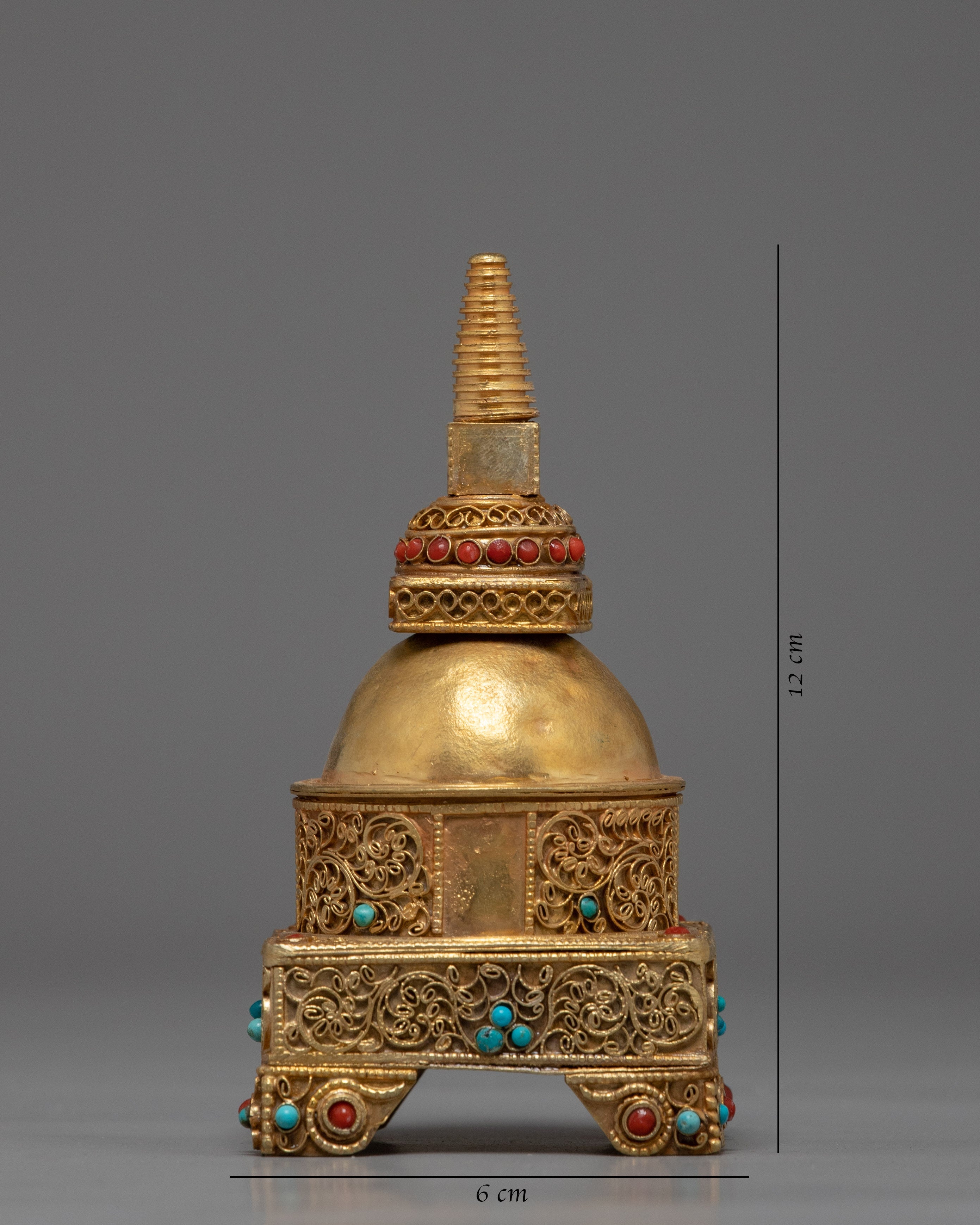 Buddhist Relic Stupa | Religious Artifacts | Handcarved Zen Decors