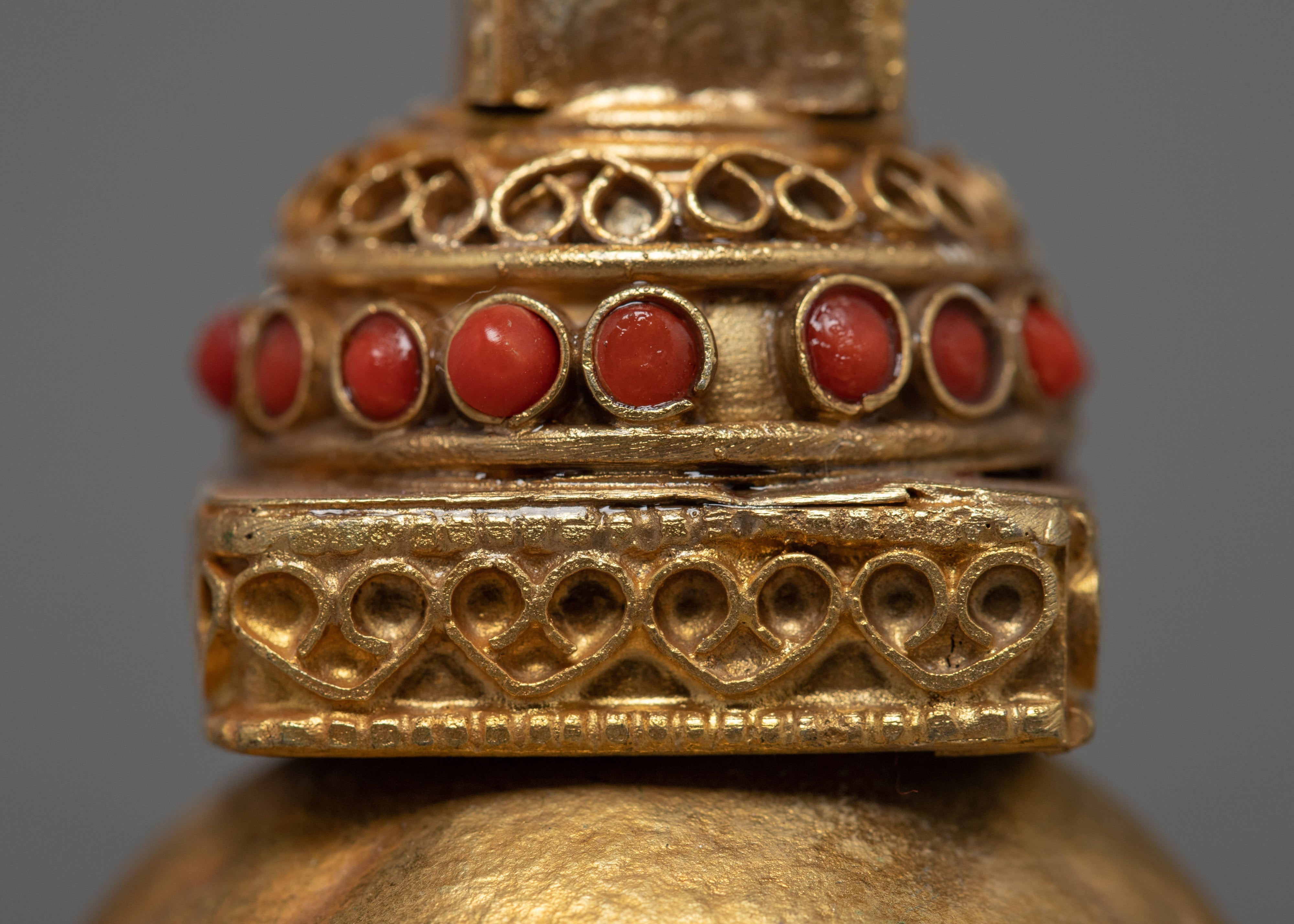 Buddhist Relic Stupa | Religious Artifacts | Handcarved Zen Decors