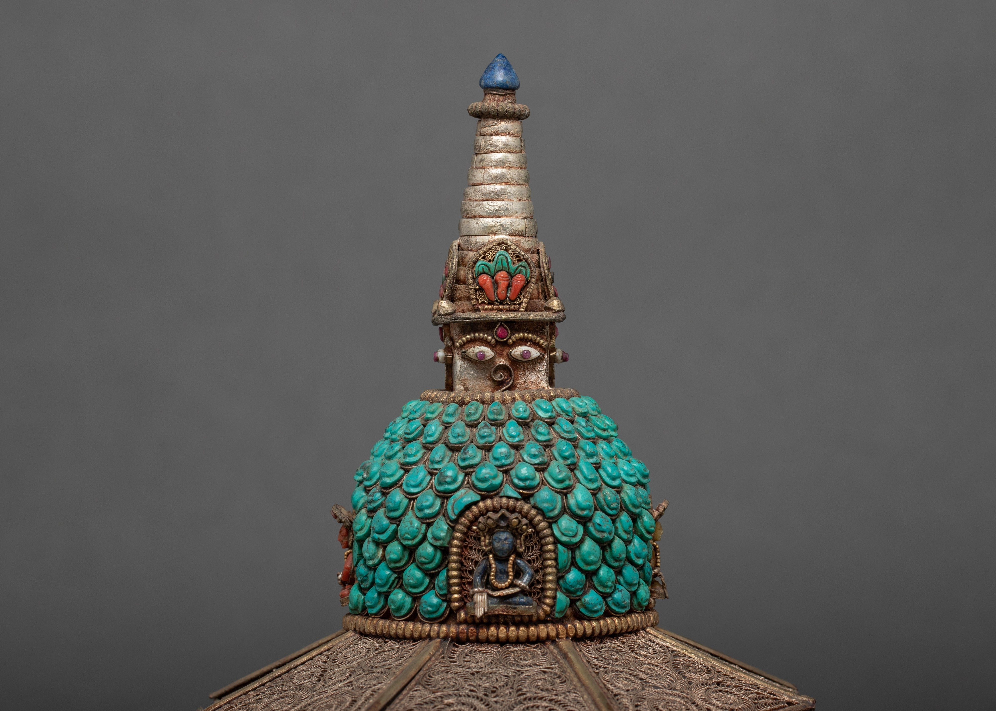 Unique Buddhist Stupa | Ritual Objects | Religious Artifacts