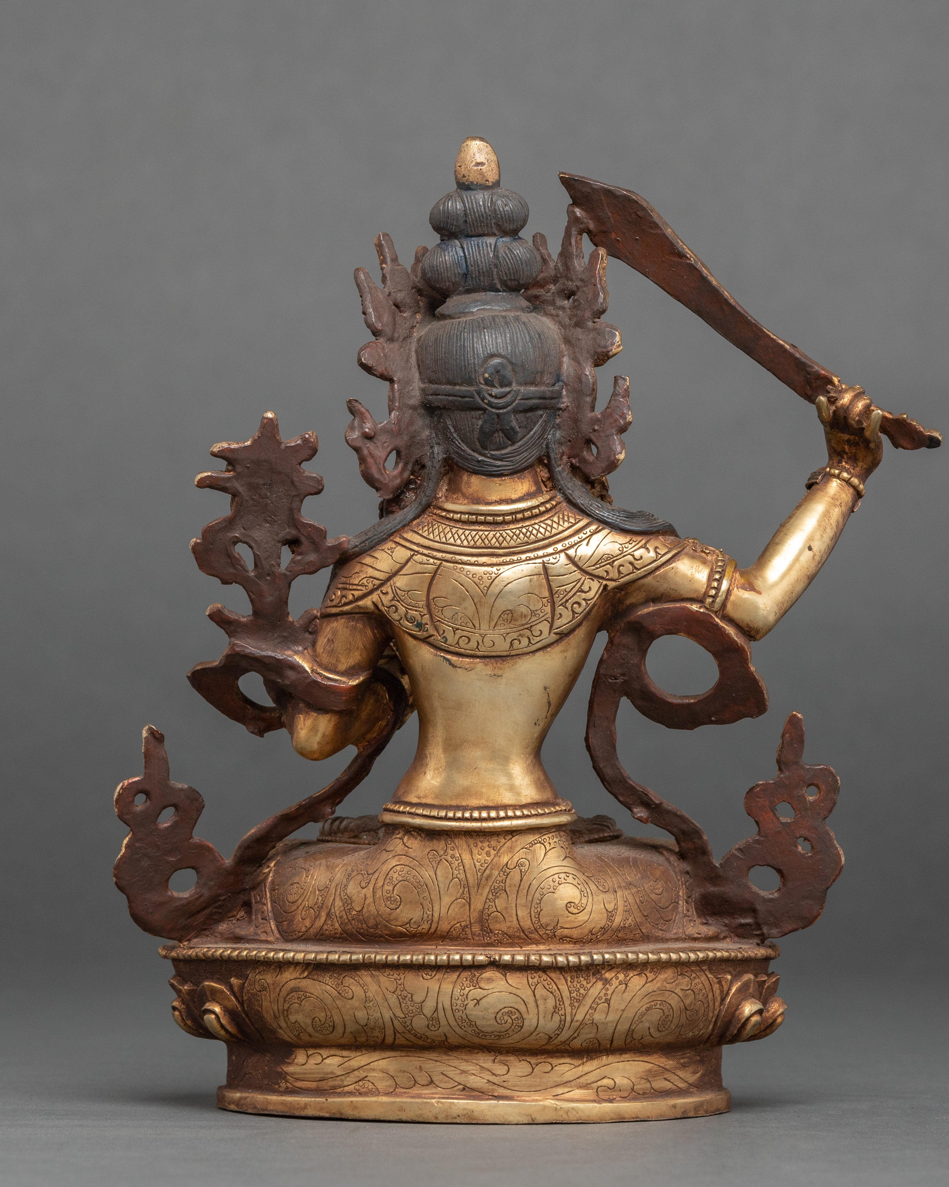 Buddhist Crystal Manjushri Statue | Buddhist Decoration Gifts