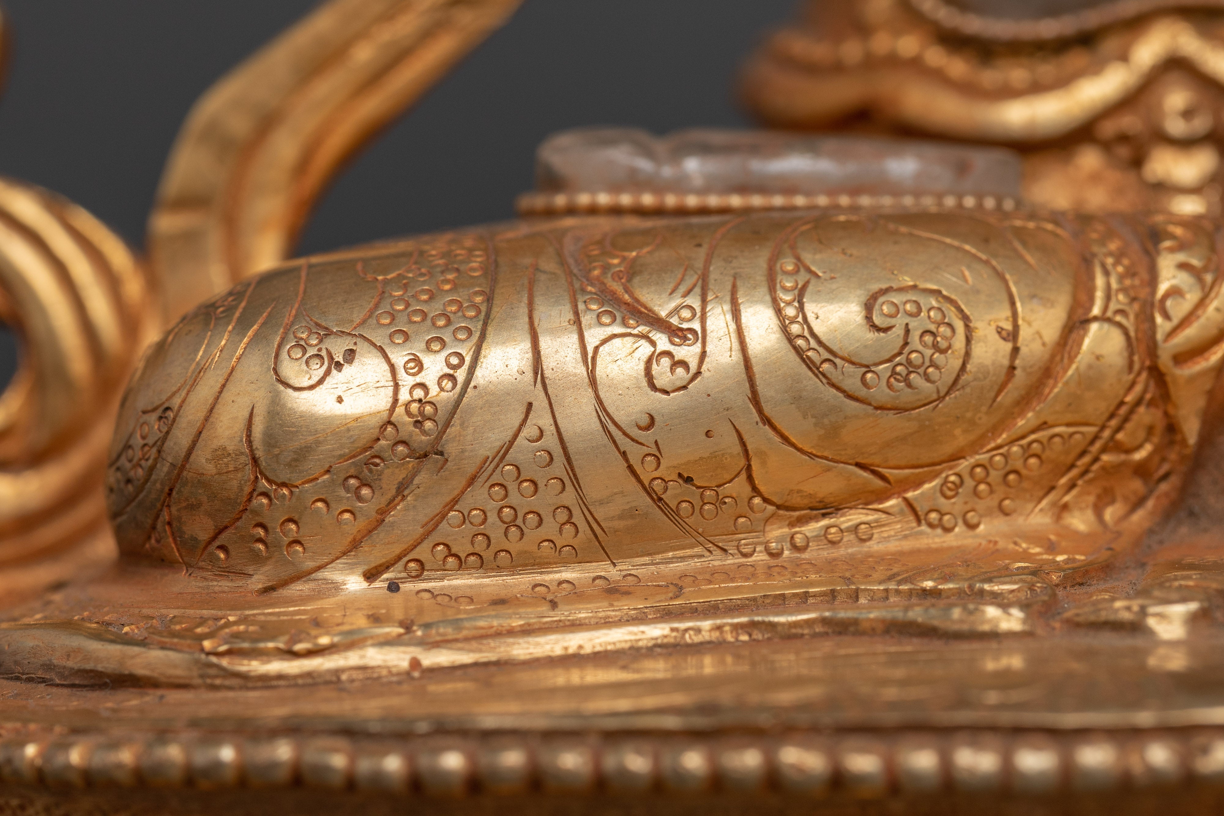 Crystal Vajrasattva Statue | Tibetan Copper Body Statue