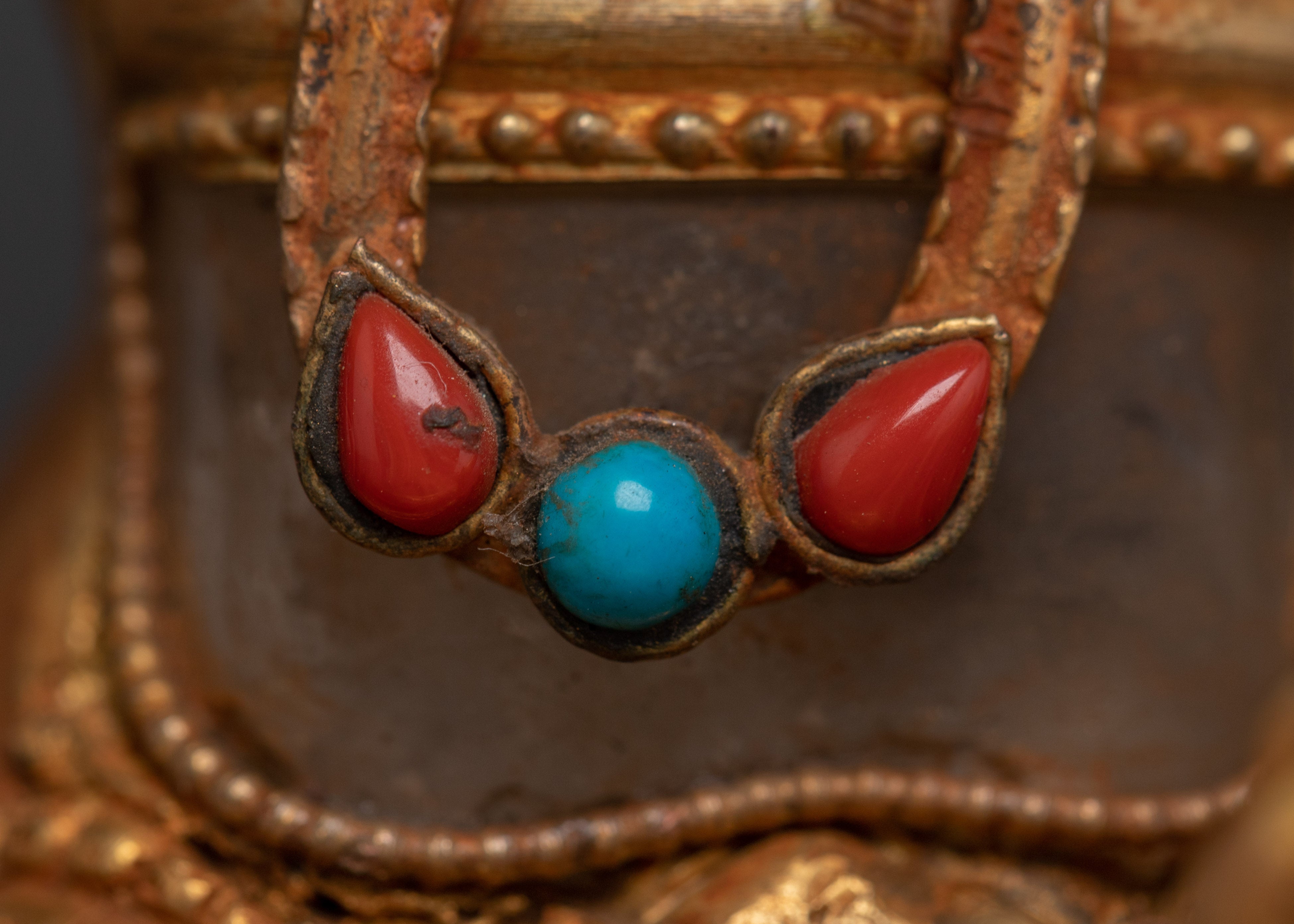 Crystal Vajrasattva Statue | Tibetan Copper Body Statue