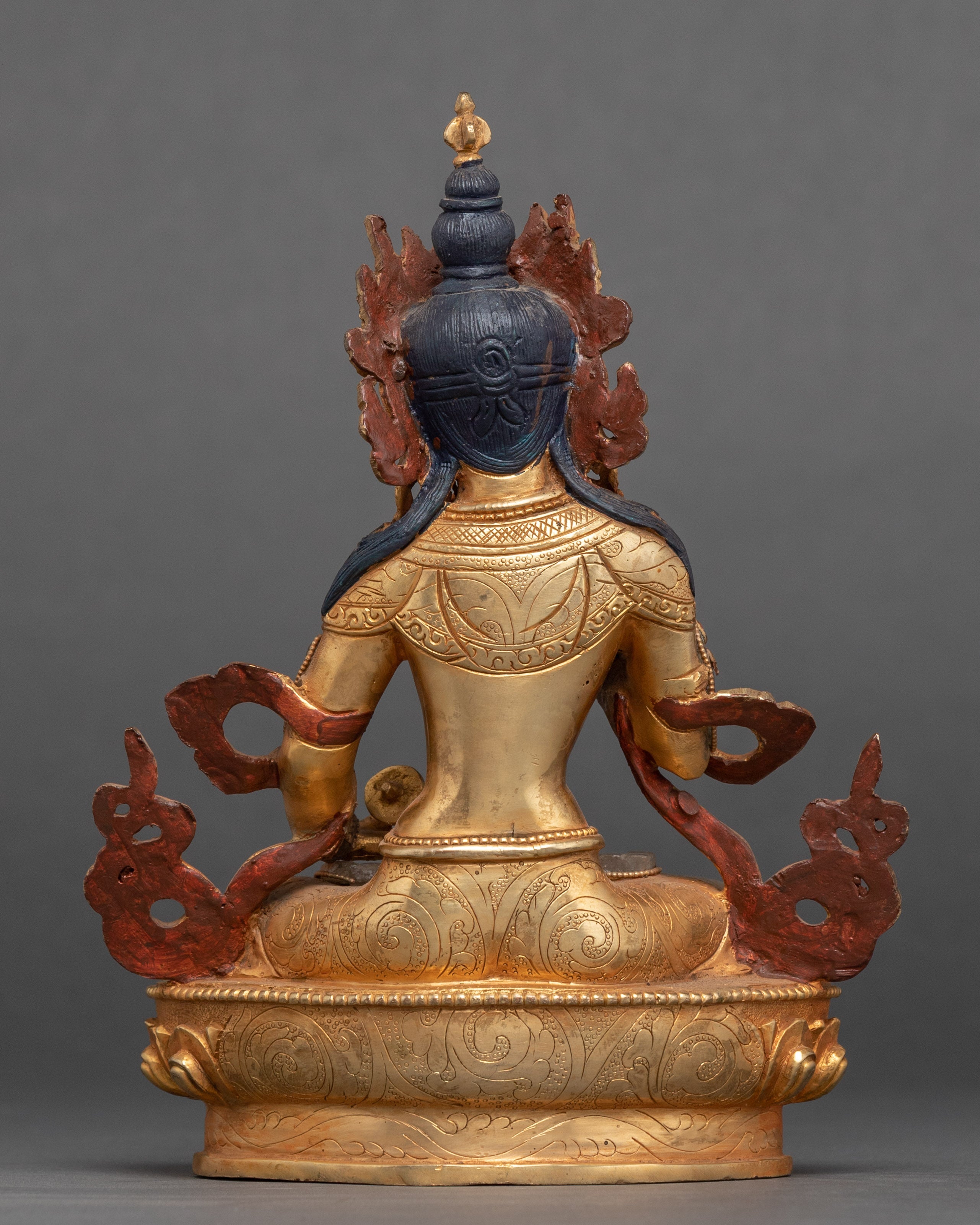 Crystal Vajrasattva Statue | Tibetan Copper Body Statue