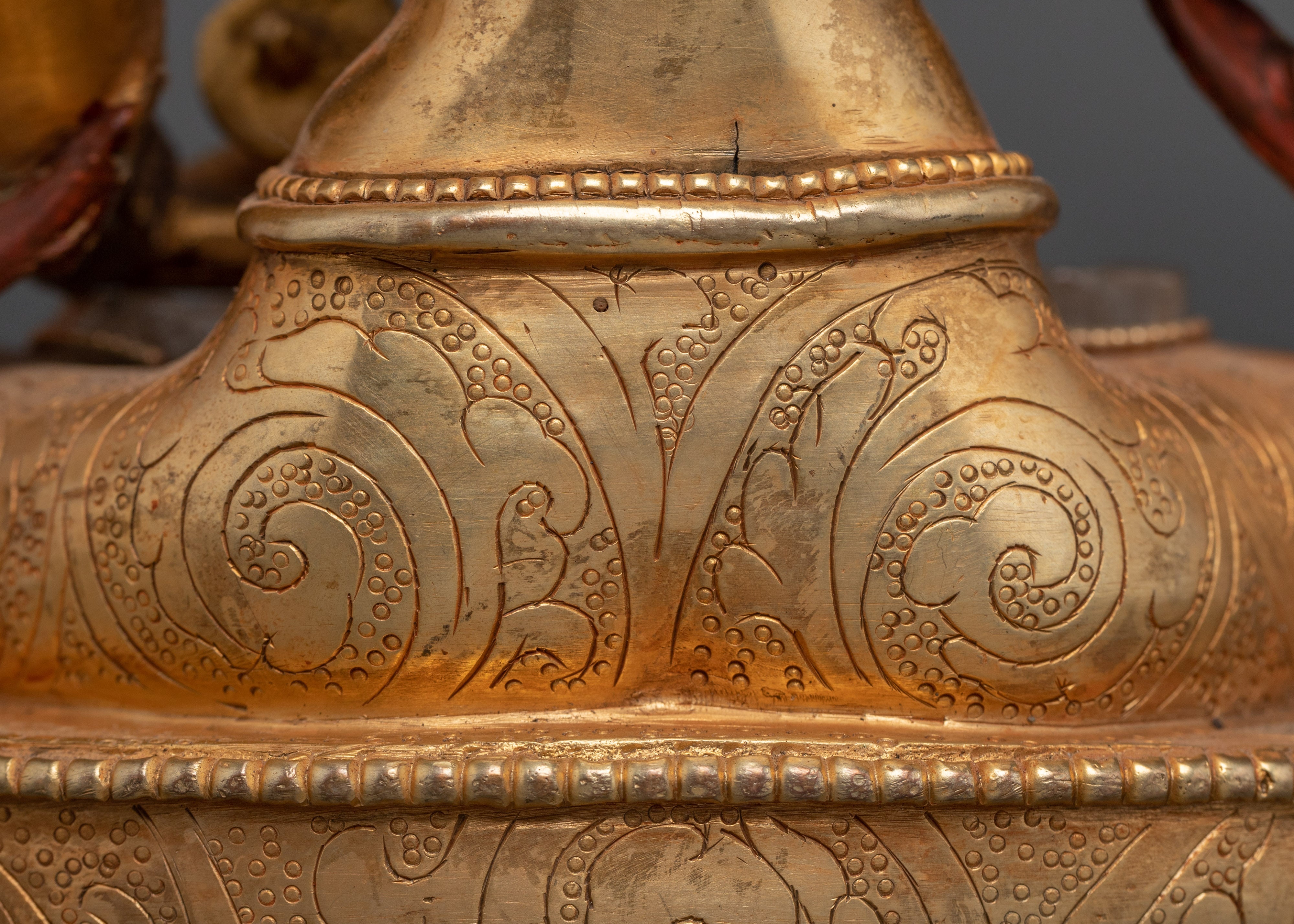 Crystal Vajrasattva Statue | Tibetan Copper Body Statue