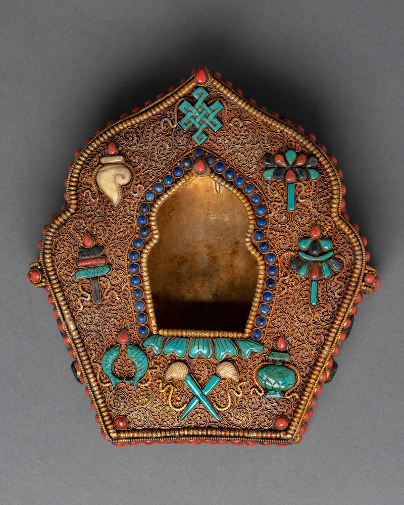 Tibetan Ghau Box | Religious Artifact | Ritual Objects