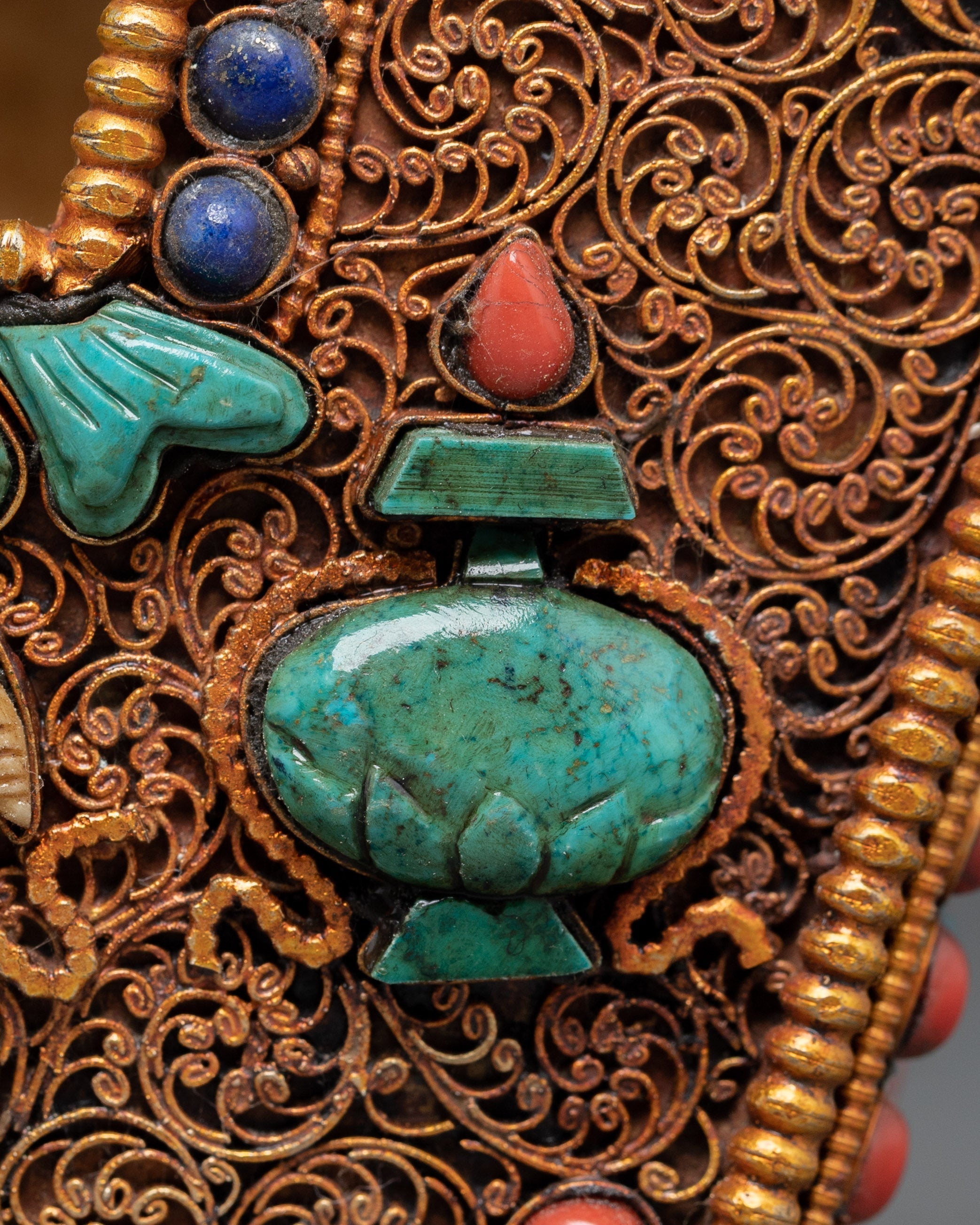 Tibetan Ghau Box | Religious Artifact | Ritual Objects