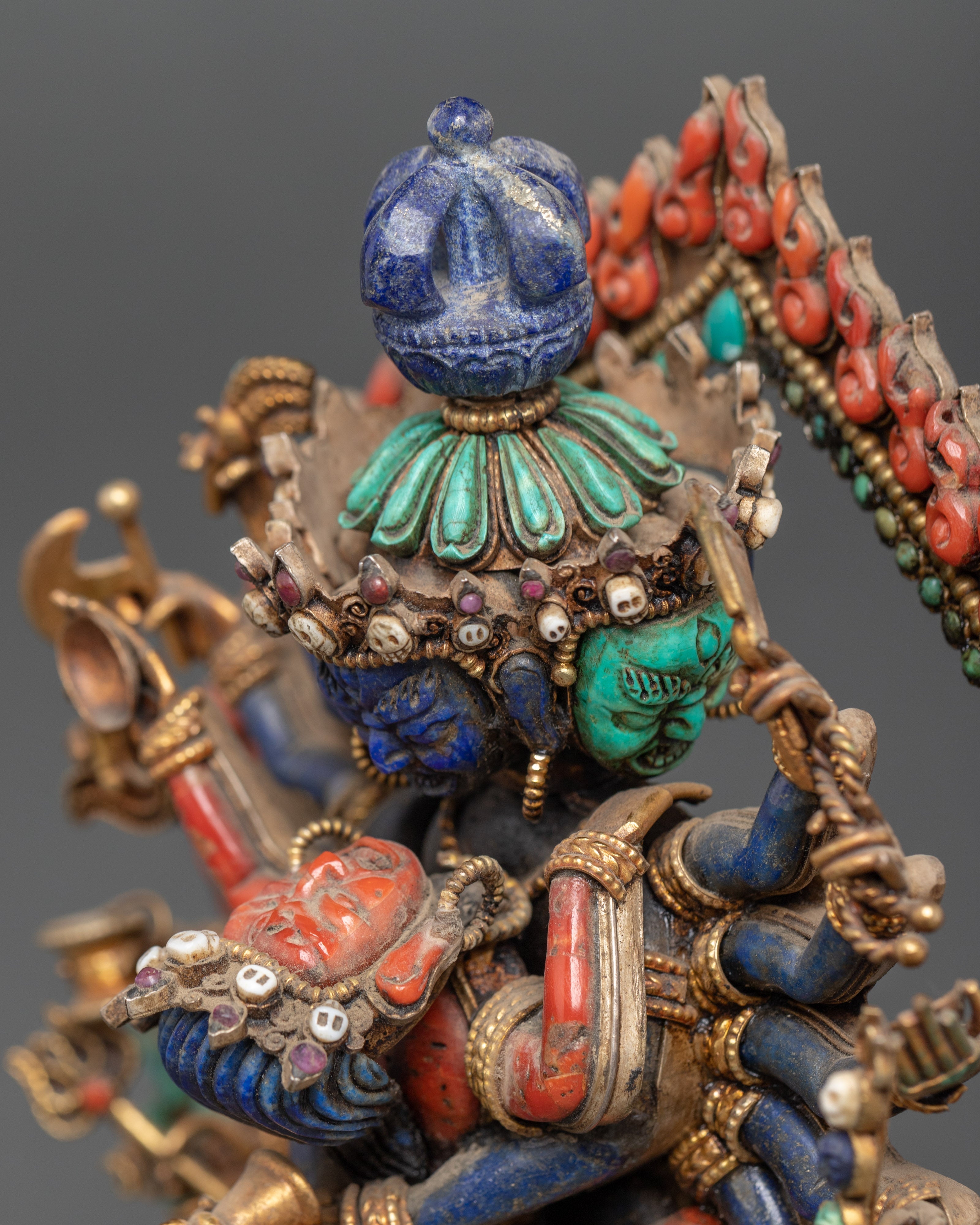 12 Armed Chakrasamvara Statue | Buddhist Yidam